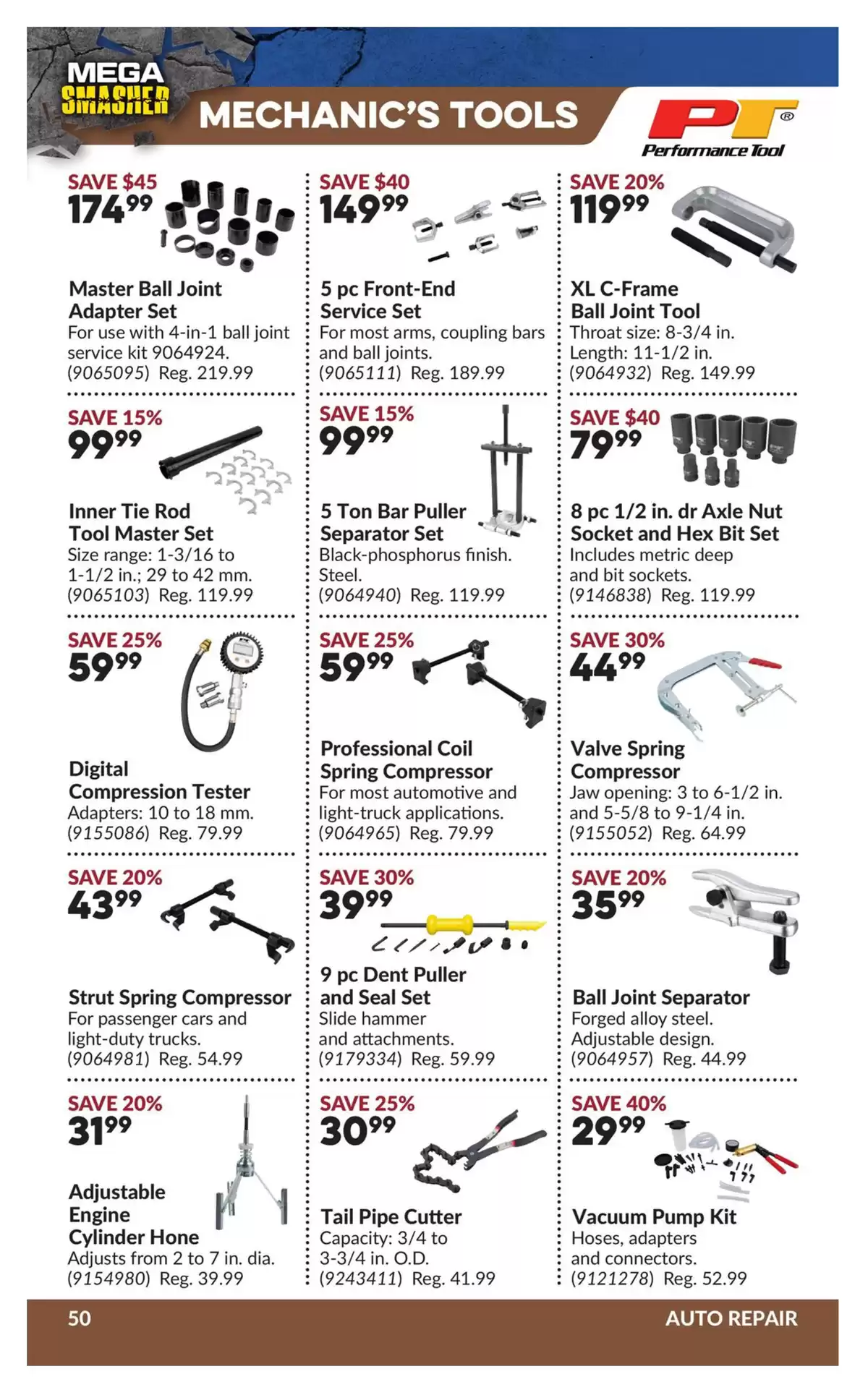 Ofertas de Princess Auto Canadá de 10 a 22 marzo 2026 Ofertas Mega Smasher