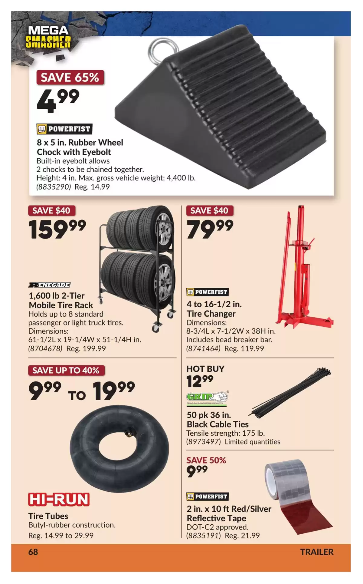 Ofertas de Princess Auto Canadá de 10 a 22 marzo 2026 Ofertas Mega Smasher