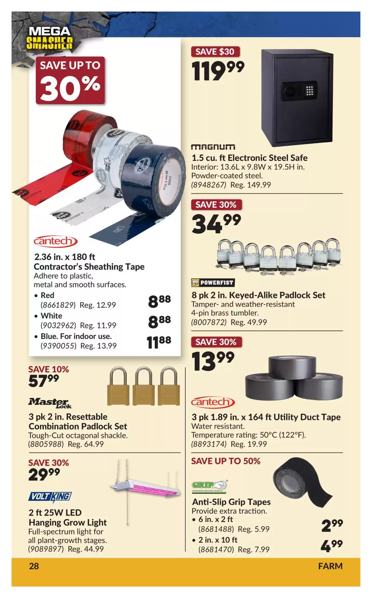 Ofertas de Princess Auto Canadá de 10 a 22 marzo 2026 Ofertas Mega Smasher