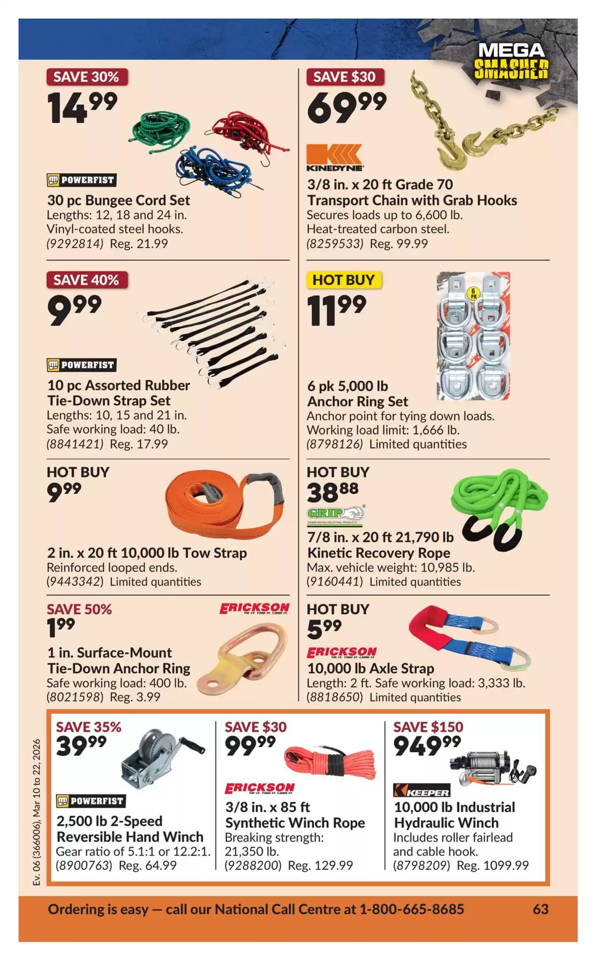 Ofertas de Princess Auto Canadá de 10 a 22 marzo 2026 Ofertas Mega Smasher