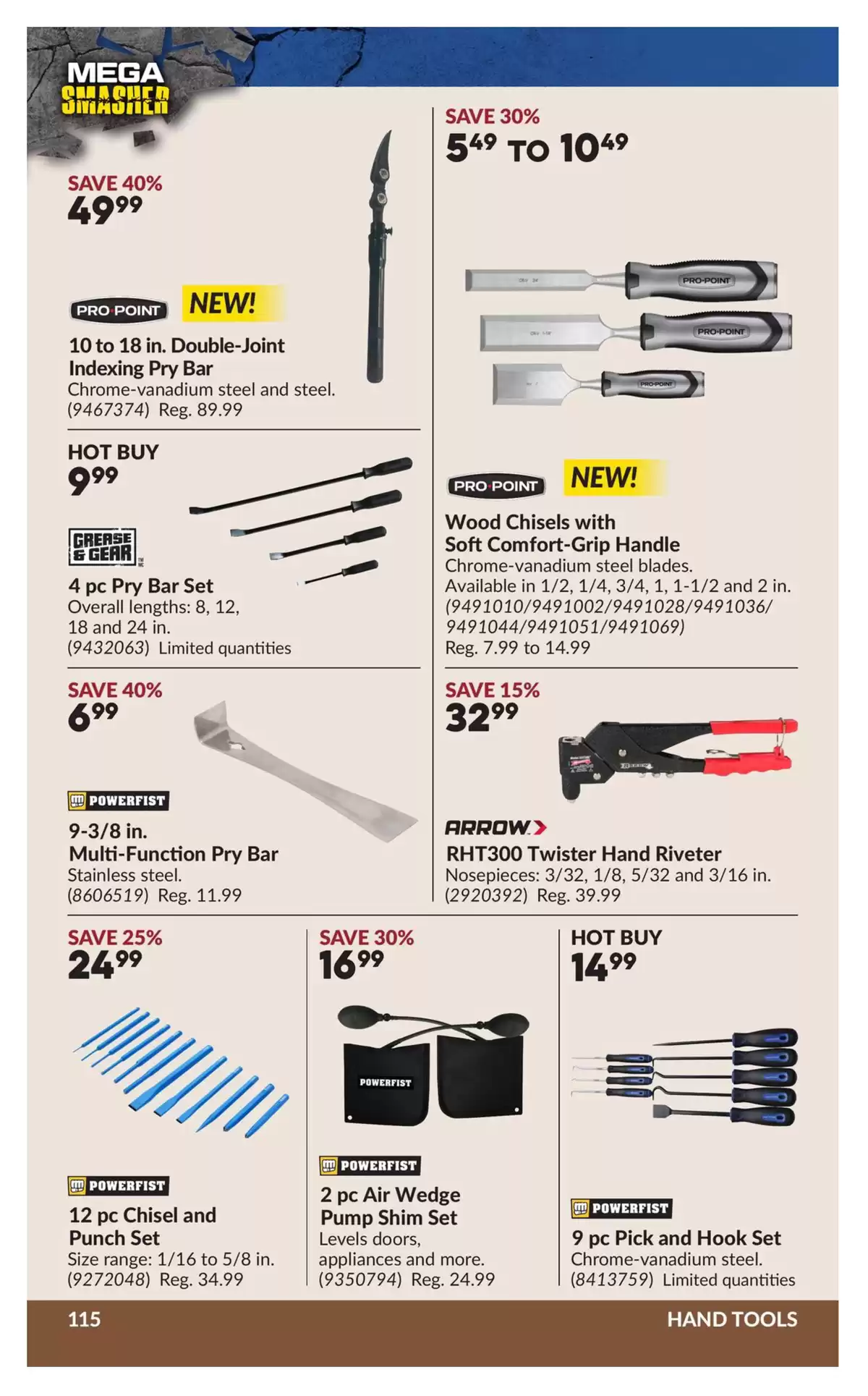 Ofertas de Princess Auto Canadá de 10 a 22 marzo 2026 Ofertas Mega Smasher