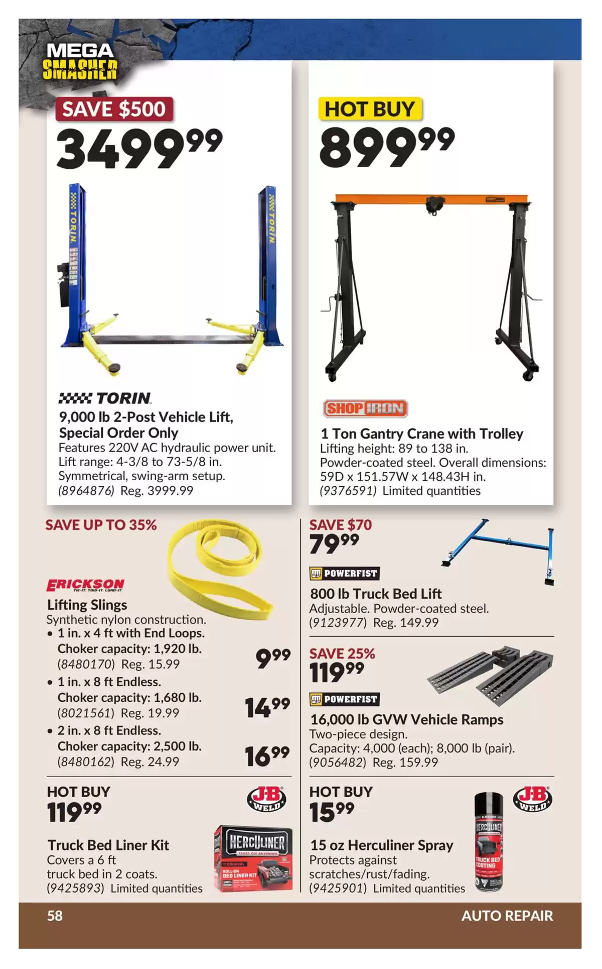 Ofertas de Princess Auto Canadá de 10 a 22 marzo 2026 Ofertas Mega Smasher