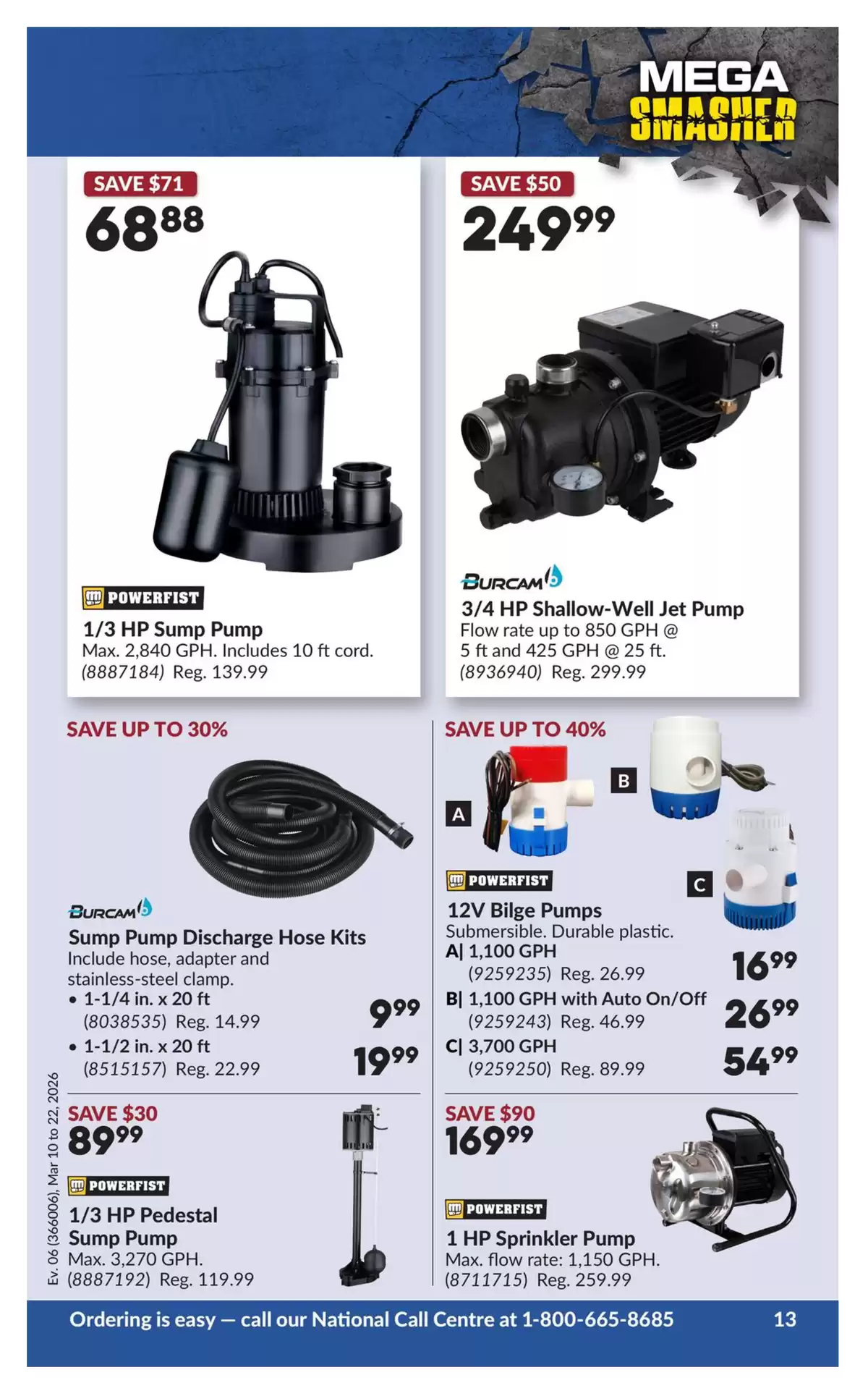 Ofertas de Princess Auto Canadá de 10 a 22 marzo 2026 Ofertas Mega Smasher