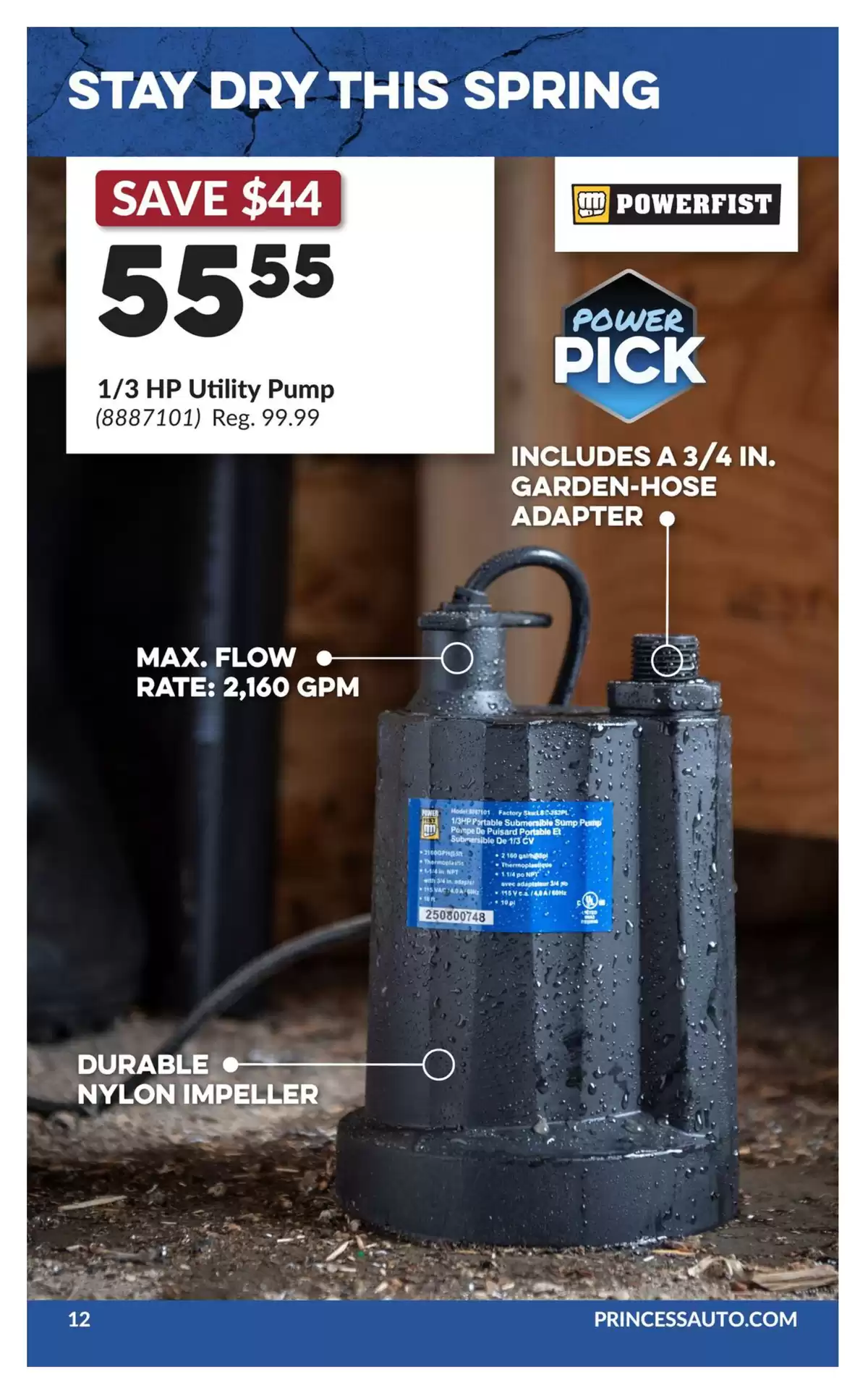 Ofertas de Princess Auto Canadá de 10 a 22 marzo 2026 Ofertas Mega Smasher