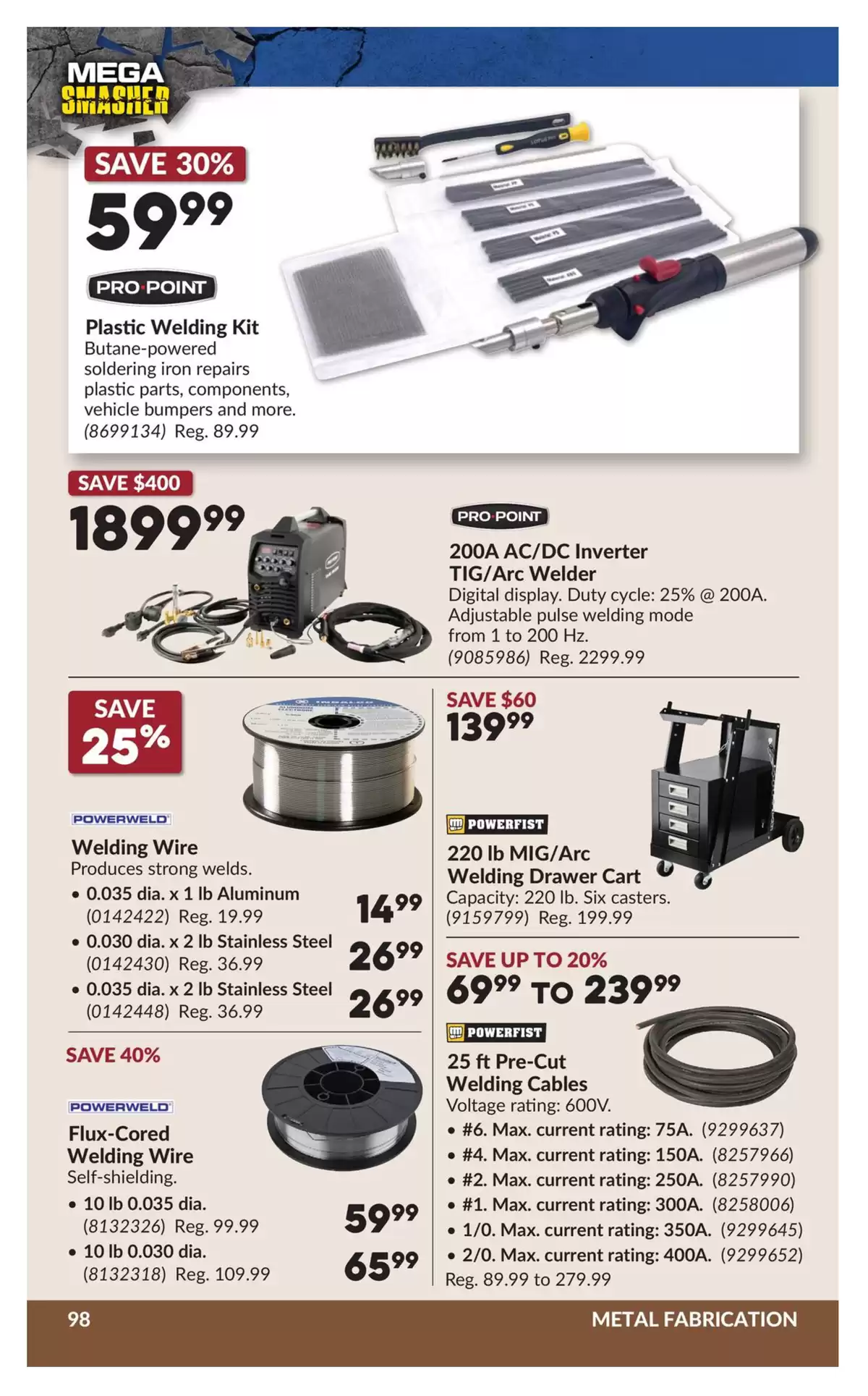 Ofertas de Princess Auto Canadá de 10 a 22 marzo 2026 Ofertas Mega Smasher