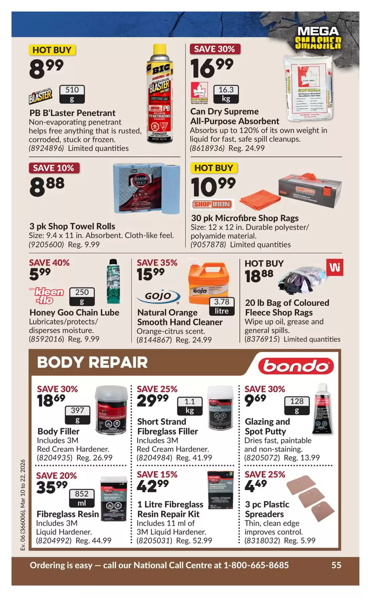 Ofertas de Princess Auto Canadá de 10 a 22 marzo 2026 Ofertas Mega Smasher