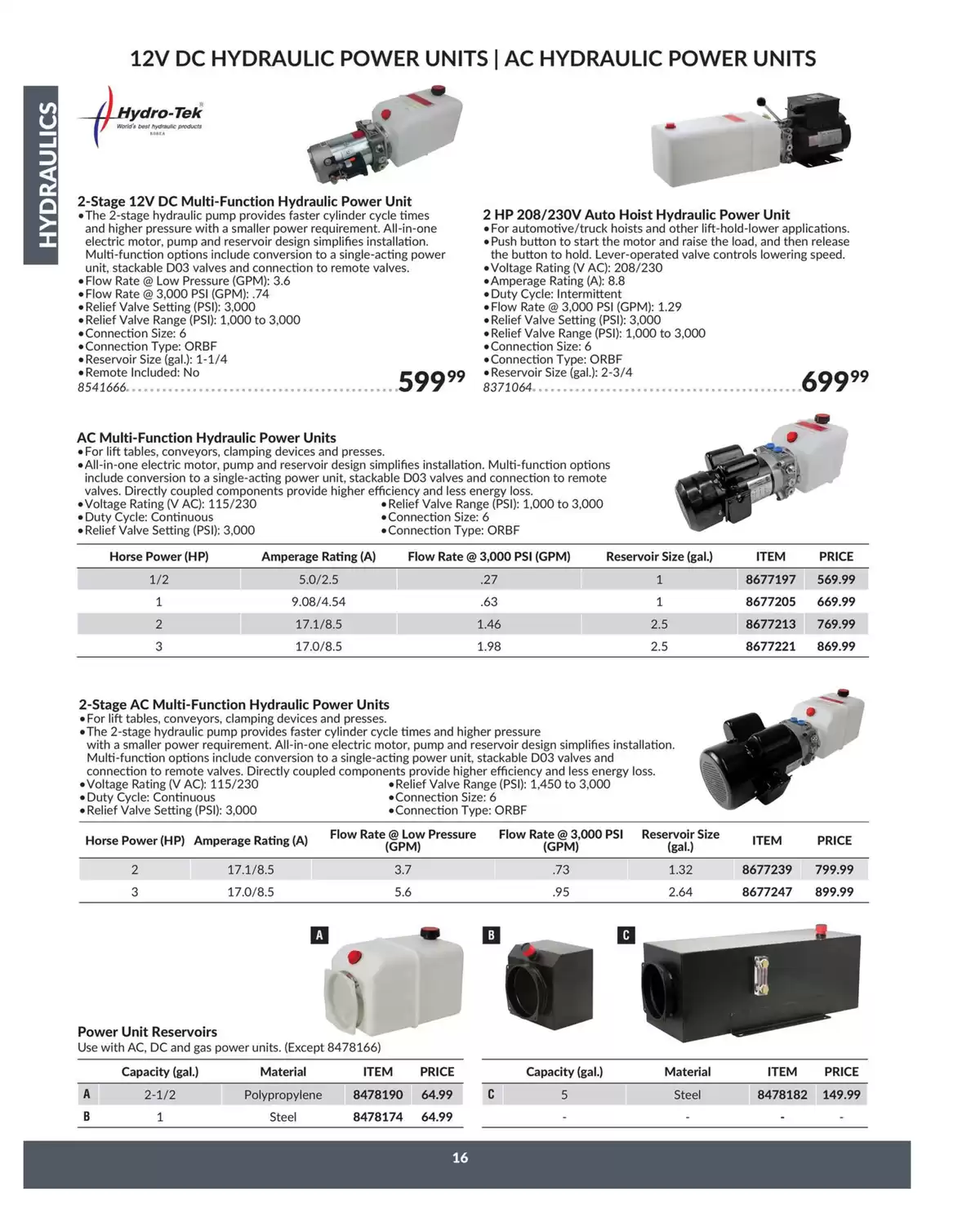 Princess Auto Canada offers from 16 April 2025 to 16 April 2026 Hydraulics Deals