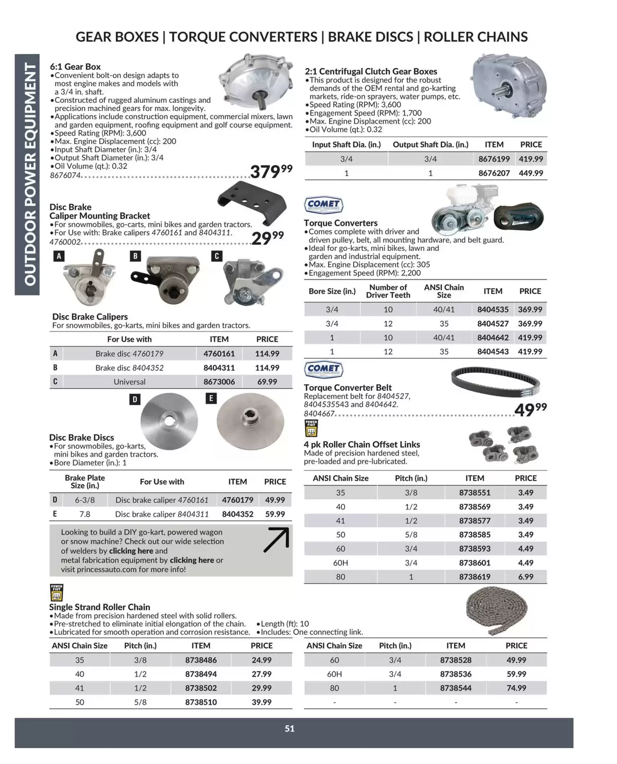 Princess Auto Canada offers from 16 April 2025 to 16 April 2026 OUTDOOR POWER EQUIPMENT DEALS