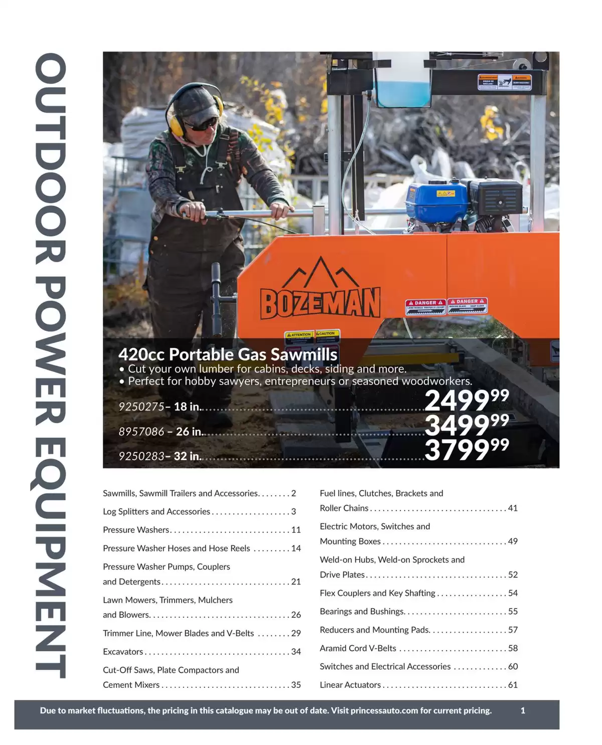 Princess Auto Canada offers from 16 April 2025 to 16 April 2026 OUTDOOR POWER EQUIPMENT DEALS