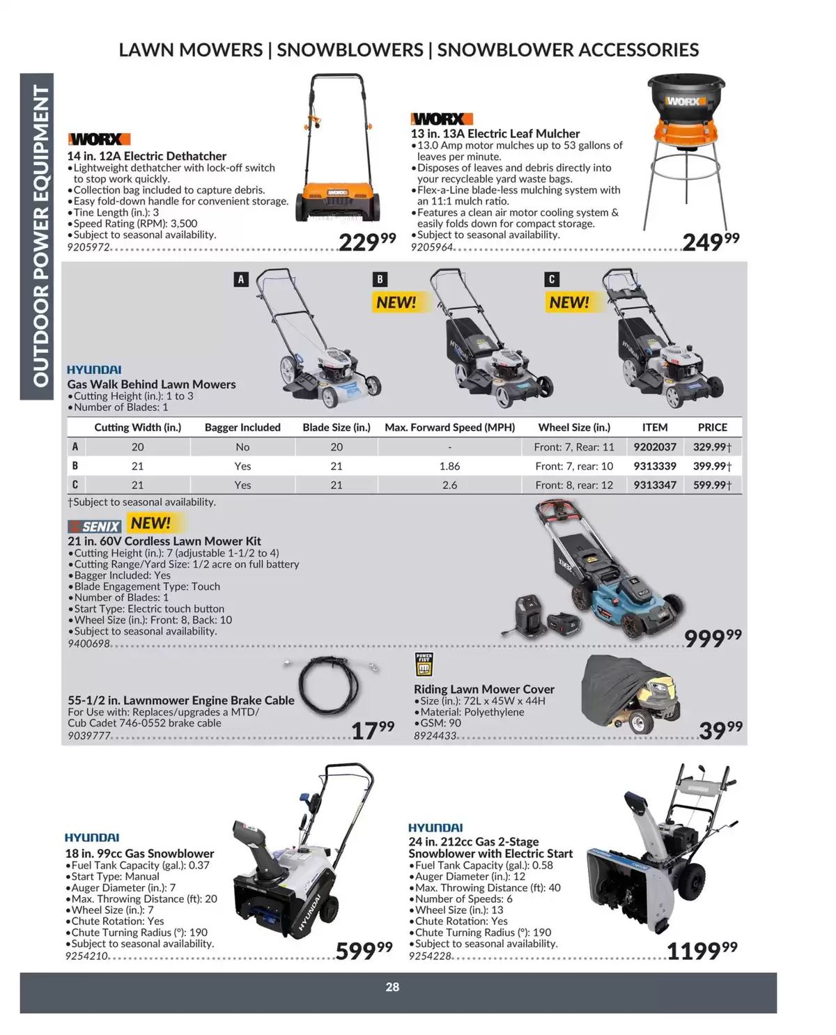 Princess Auto Canada offers from 16 April 2025 to 16 April 2026 OUTDOOR POWER EQUIPMENT DEALS