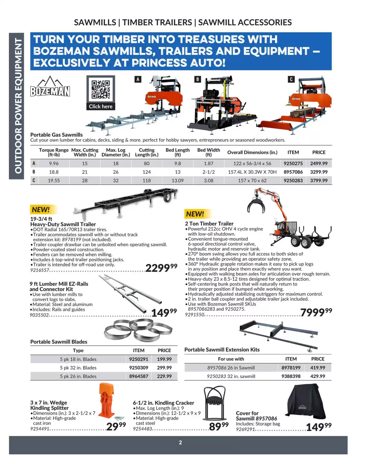 Princess Auto Canada offers from 16 April 2025 to 16 April 2026 OUTDOOR POWER EQUIPMENT DEALS