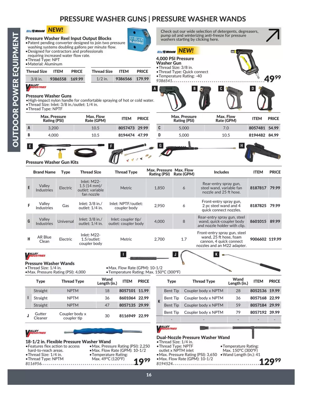 Princess Auto Canada offers from 16 April 2025 to 16 April 2026 OUTDOOR POWER EQUIPMENT DEALS