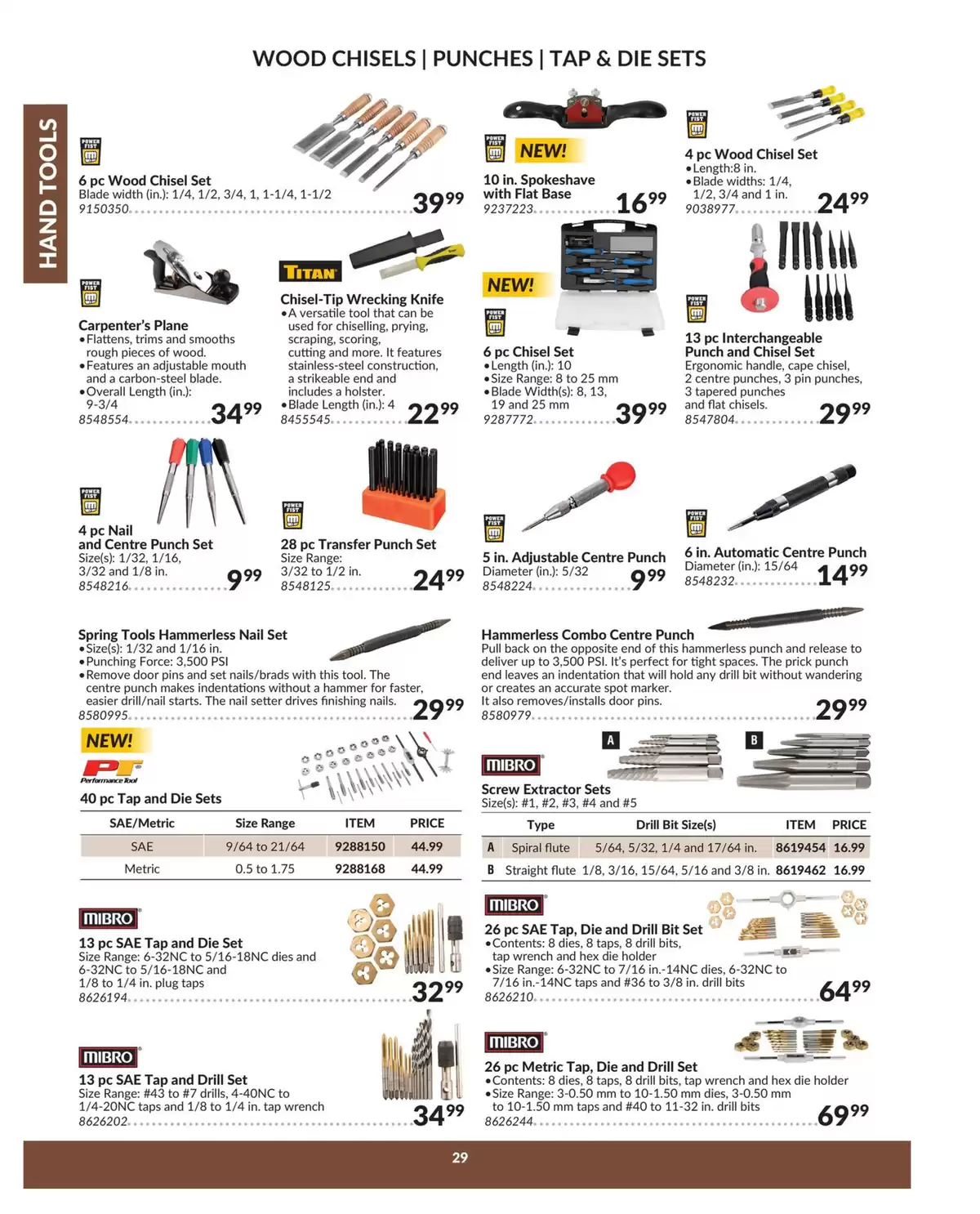 Princess Auto Canada offers from 16 April 2025 to 16 April 2026 HAND TOOLS DEALS