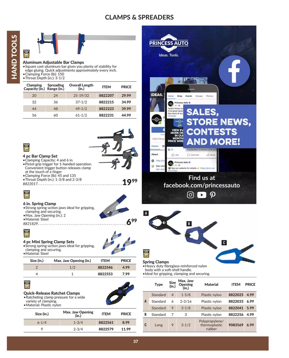 Princess Auto Canada offers from 16 April 2025 to 16 April 2026 HAND TOOLS DEALS