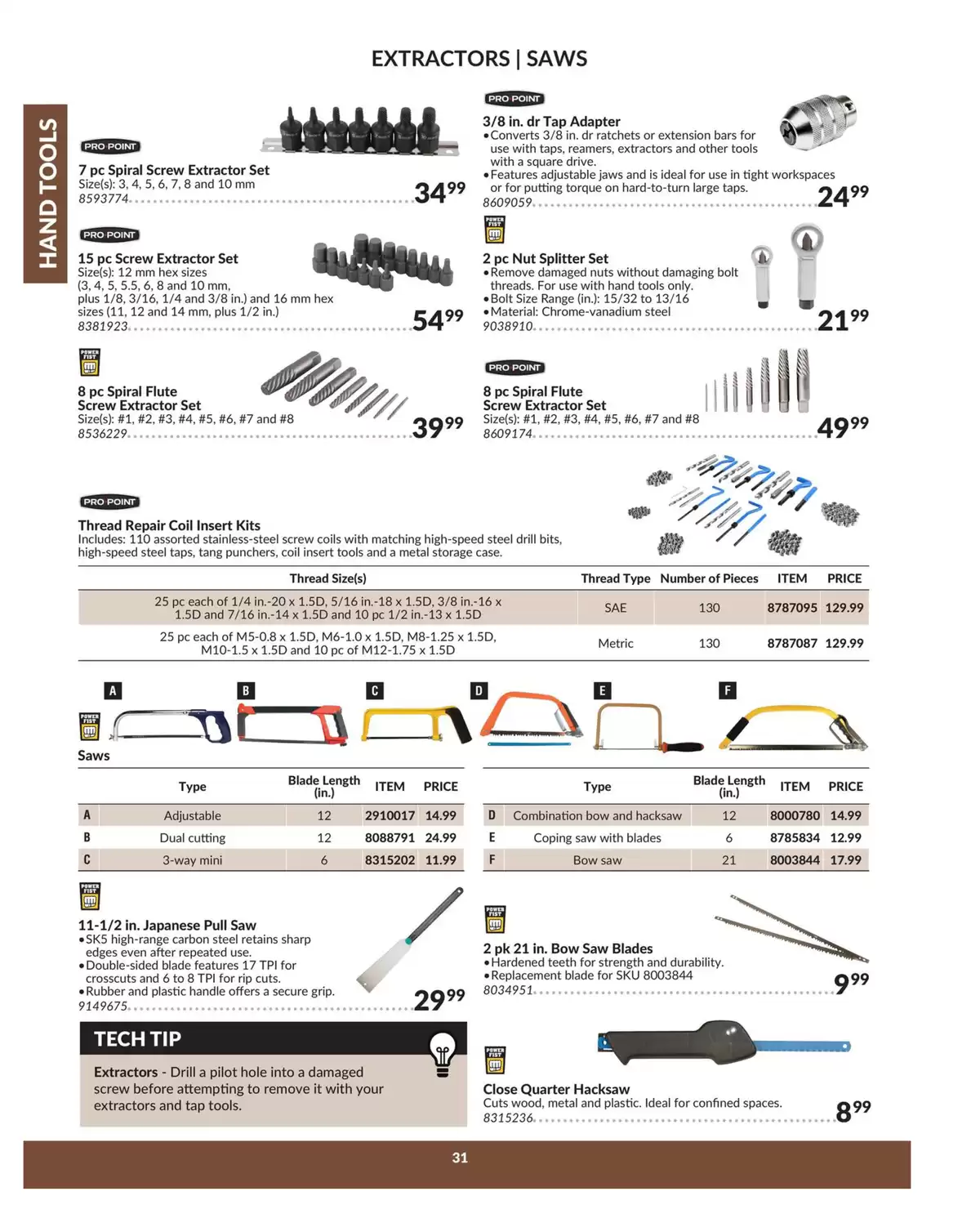 Princess Auto Canada offers from 16 April 2025 to 16 April 2026 HAND TOOLS DEALS