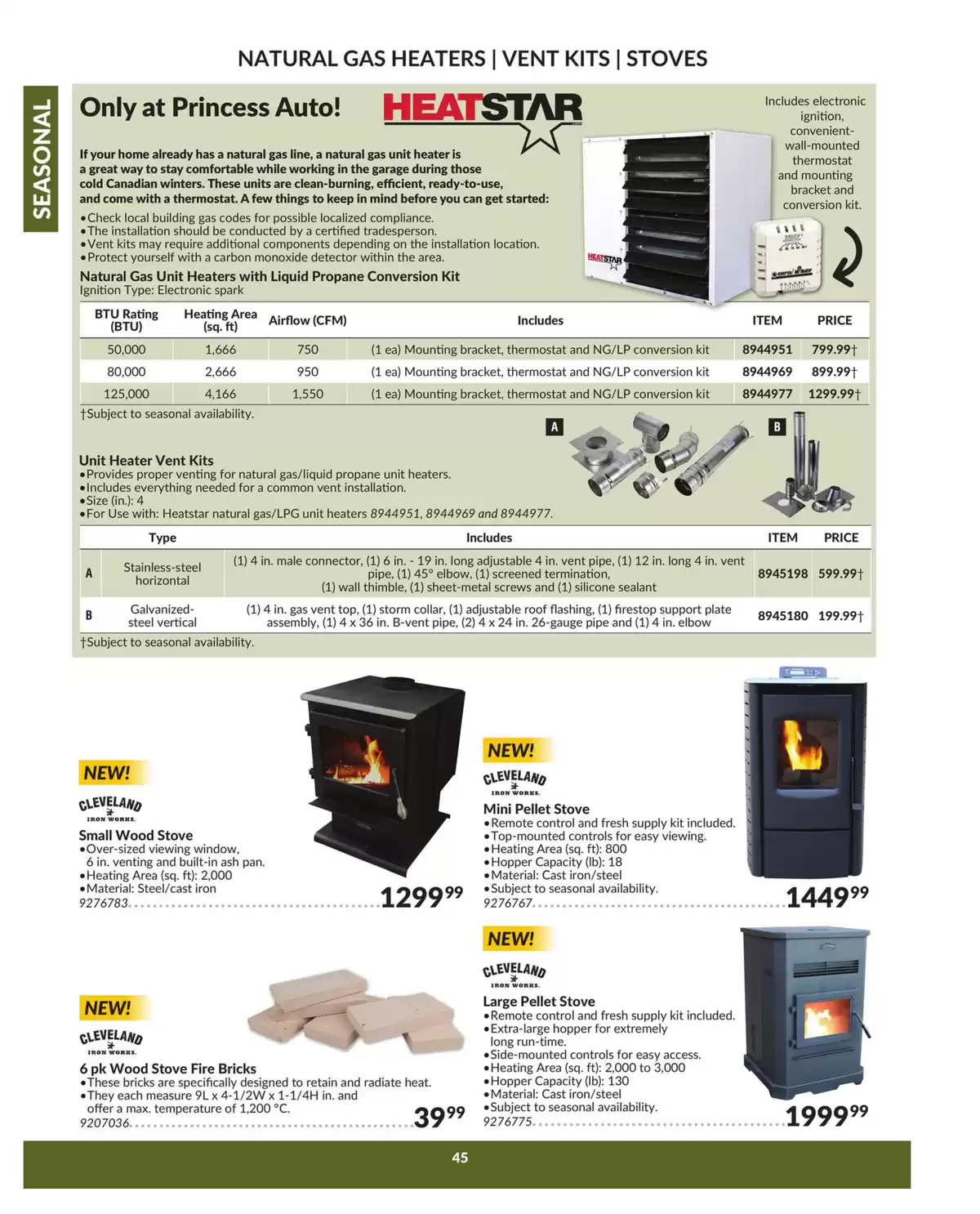 Princess Auto Canada offers from 16 April 2025 to 16 April 2026 SEASONAL DEALS