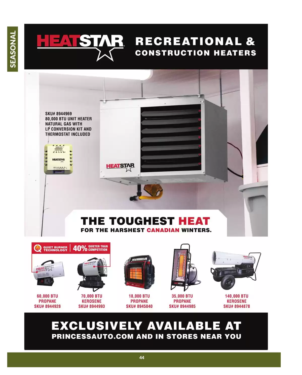 Princess Auto Canada offers from 16 April 2025 to 16 April 2026 SEASONAL DEALS