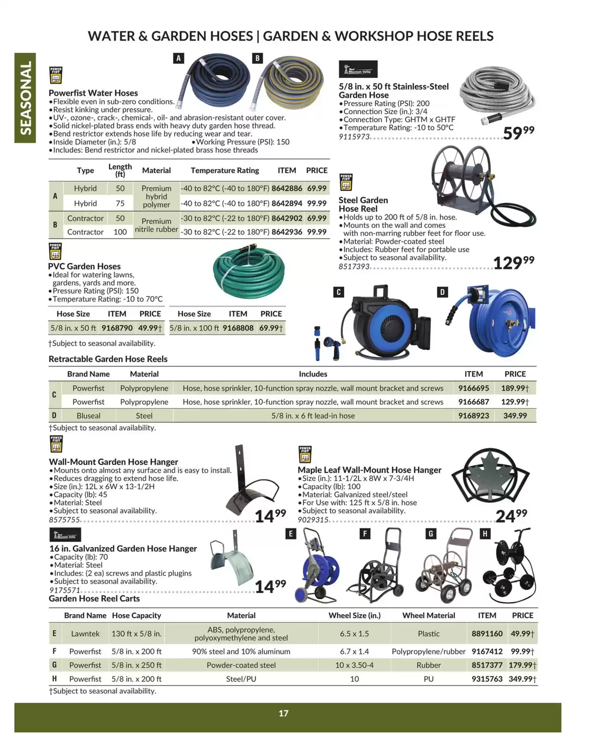 Princess Auto Canada offers from 16 April 2025 to 16 April 2026 SEASONAL DEALS