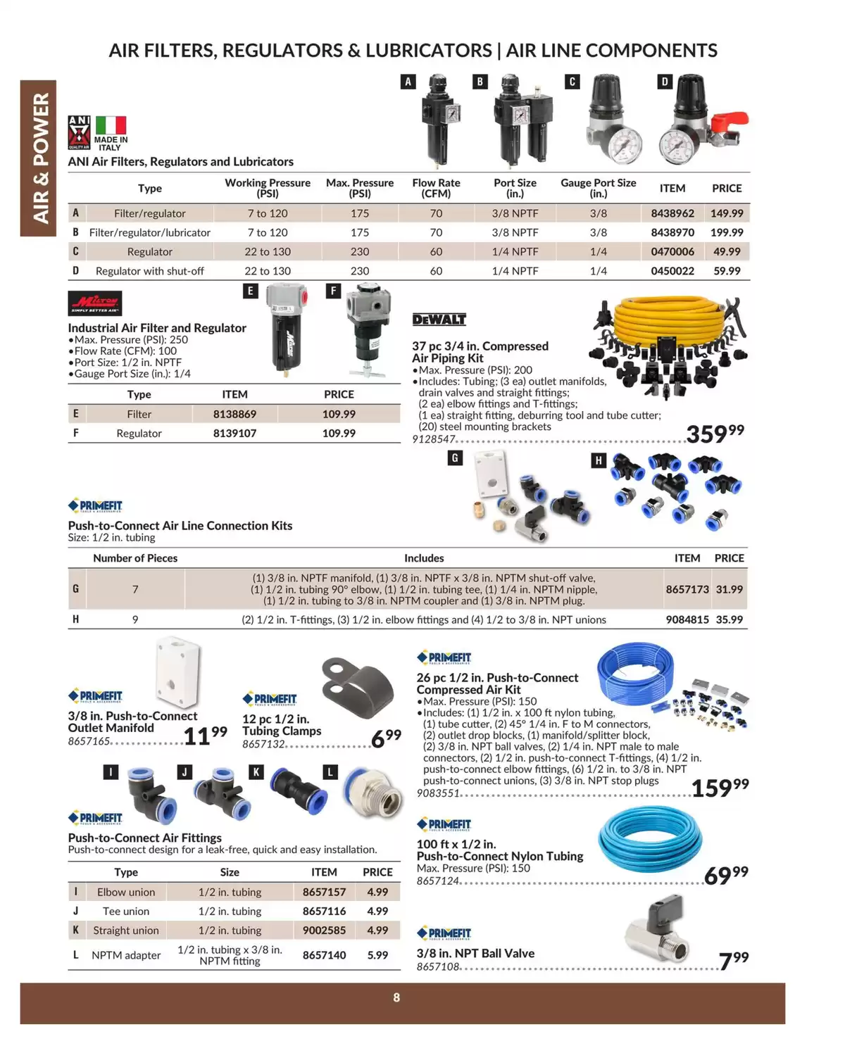Princess Auto Canada offers from 16 April 2025 to 16 April 2026 AIR & POWER DEALS