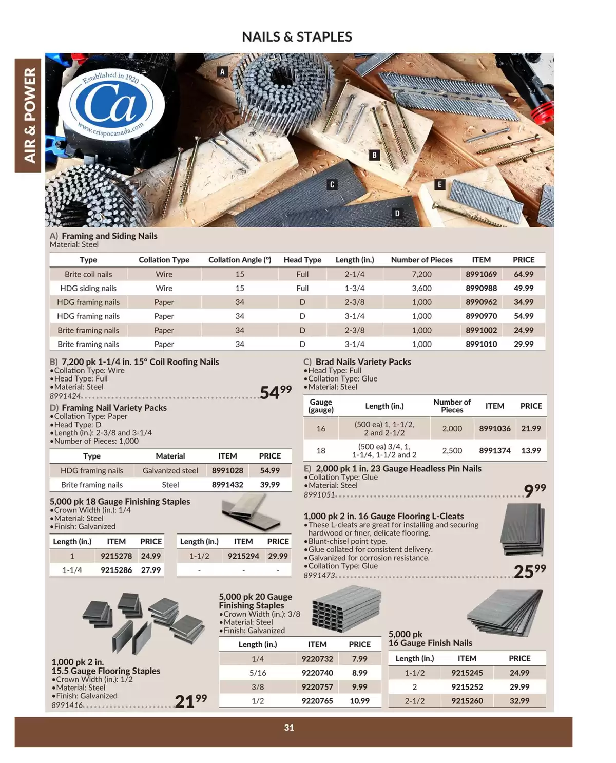 Princess Auto Canada offers from 16 April 2025 to 16 April 2026 AIR & POWER DEALS