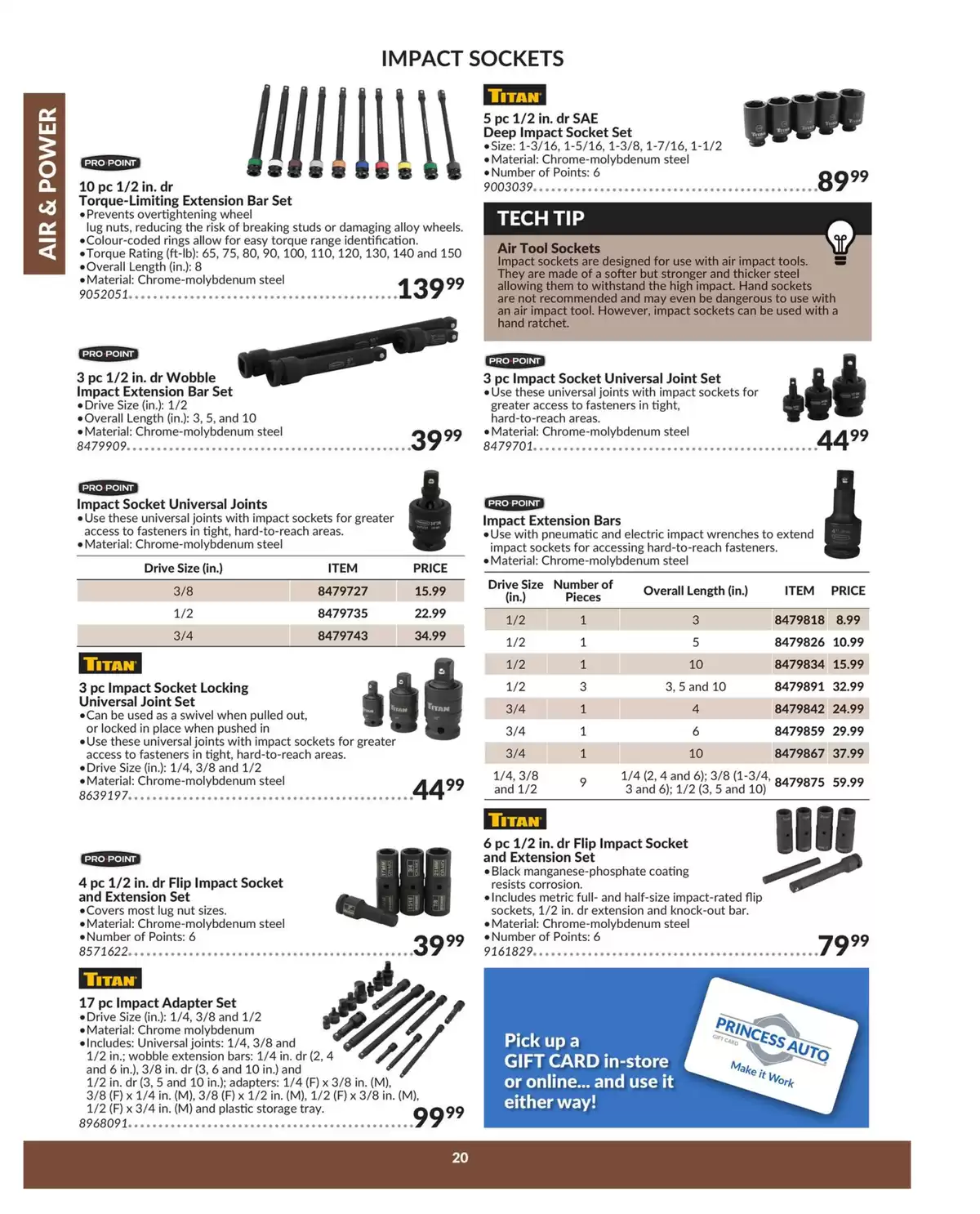 Princess Auto Canada offers from 16 April 2025 to 16 April 2026 AIR & POWER DEALS