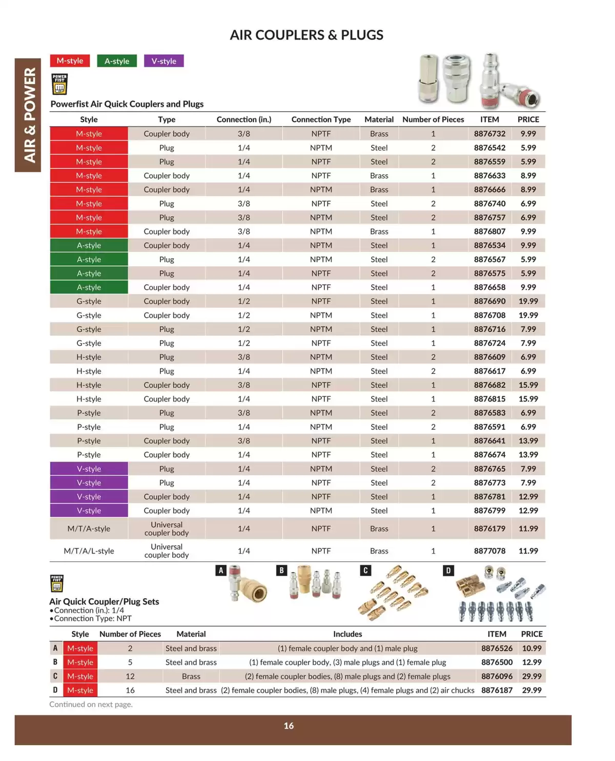 Princess Auto Canada offers from 16 April 2025 to 16 April 2026 AIR & POWER DEALS