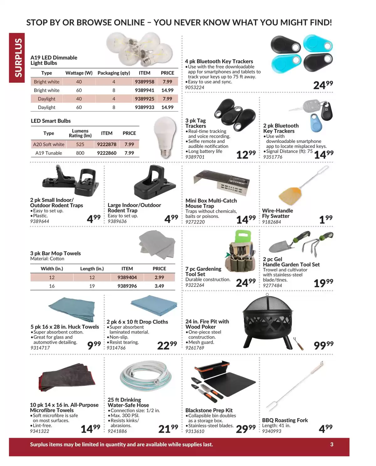 Princess Auto Canada offers from 16 April 2025 to 16 April 2026 SURPLUS DEALS