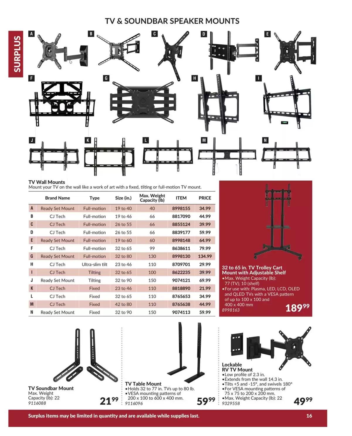 Princess Auto Canada offers from 16 April 2025 to 16 April 2026 SURPLUS DEALS