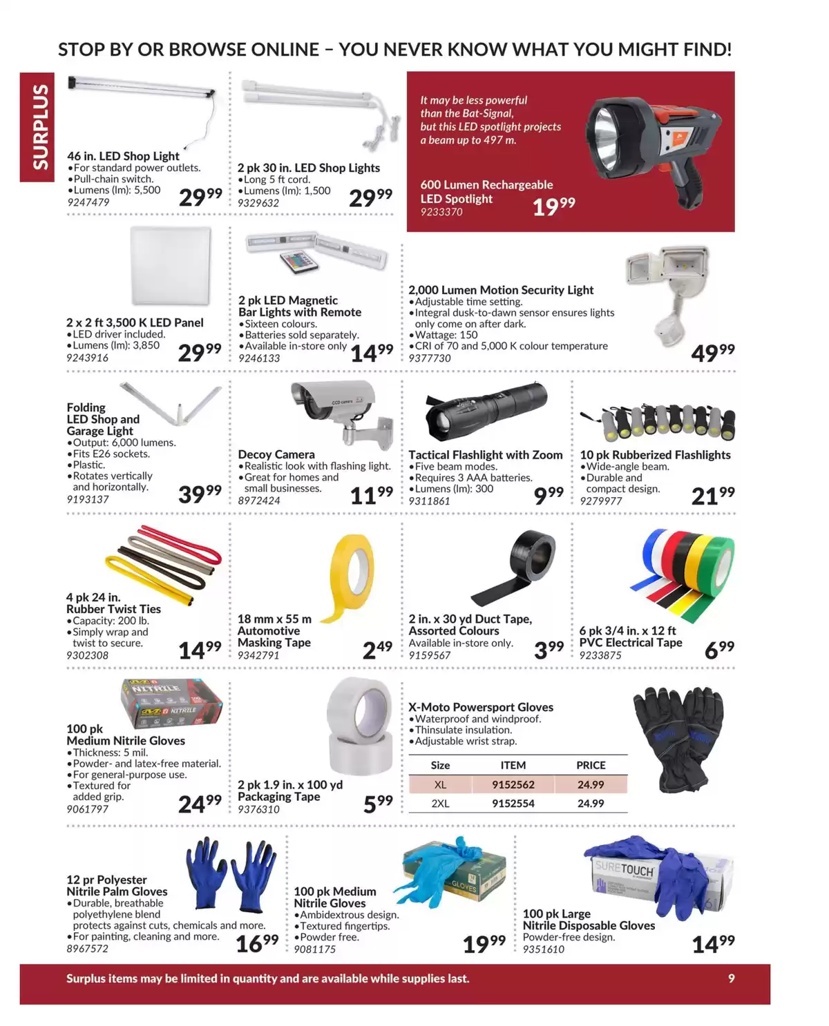 Princess Auto Canada offers from 16 April 2025 to 16 April 2026 SURPLUS DEALS