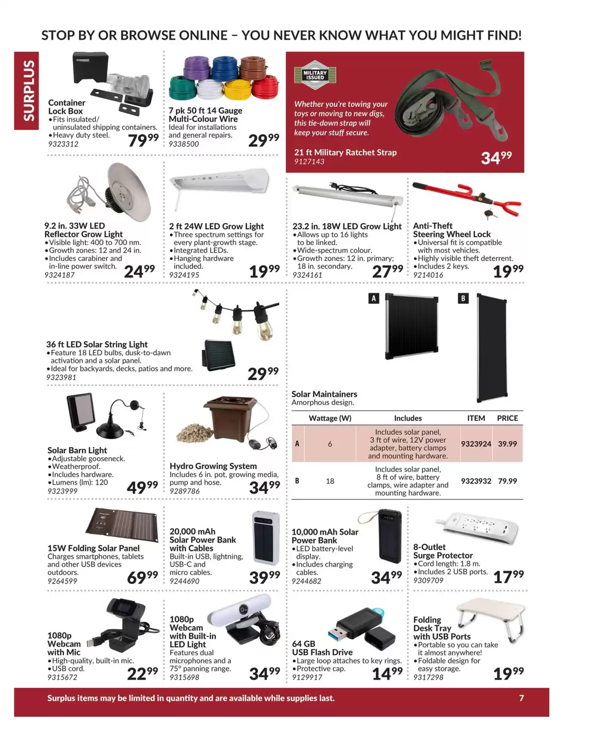 Princess Auto Canada offers from 16 April 2025 to 16 April 2026 SURPLUS DEALS