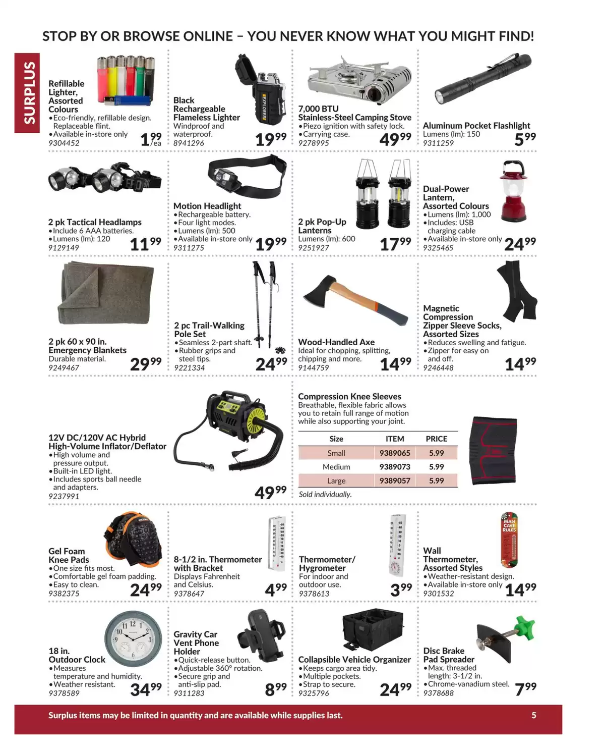 Princess Auto Canada offers from 16 April 2025 to 16 April 2026 SURPLUS DEALS