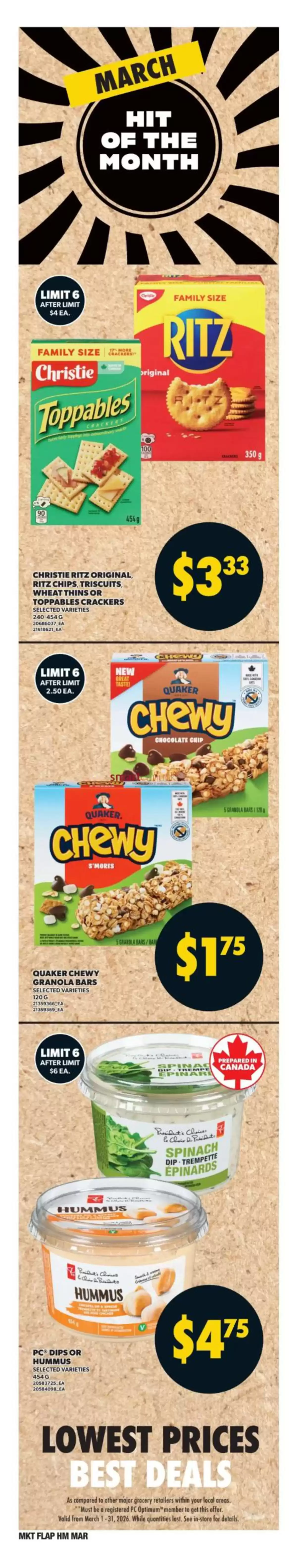 Zehrs Markets Canada offers from 19 to 25 March 2026 weekly flyer