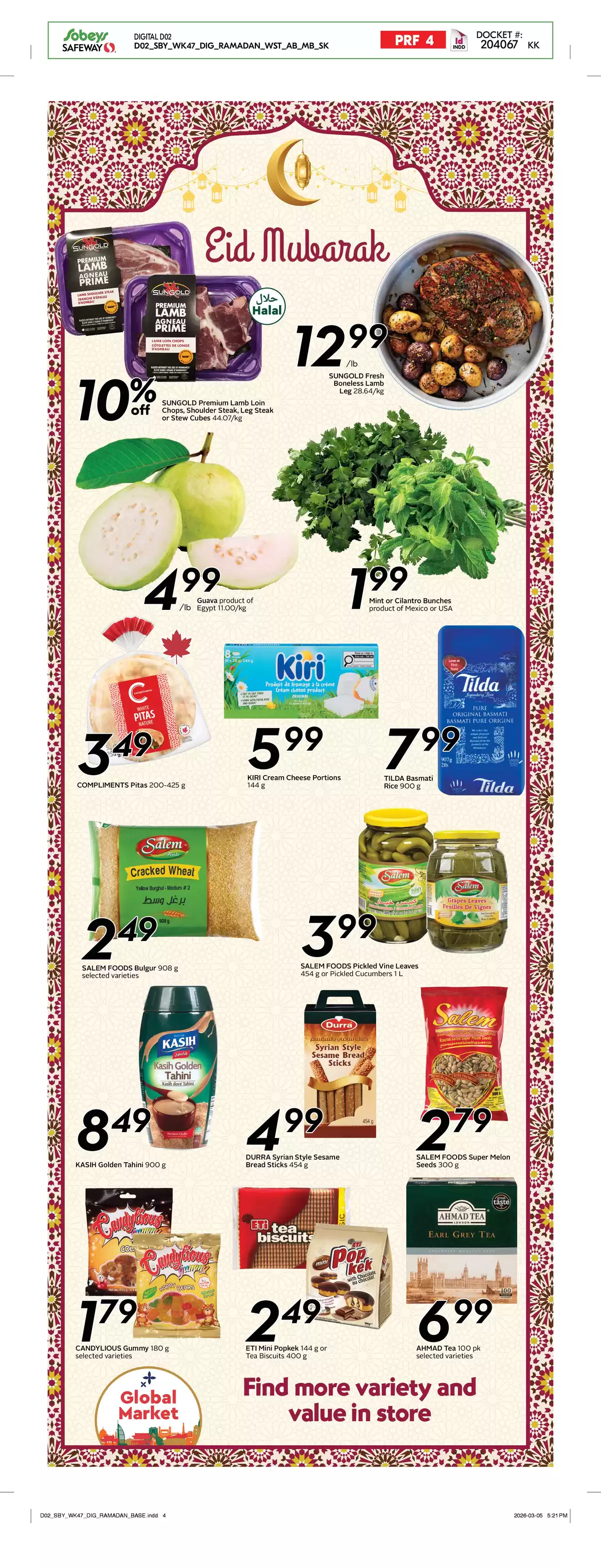 Safeway Supermarket Canada offers from 19 to 25 March 2026 weekly flyer