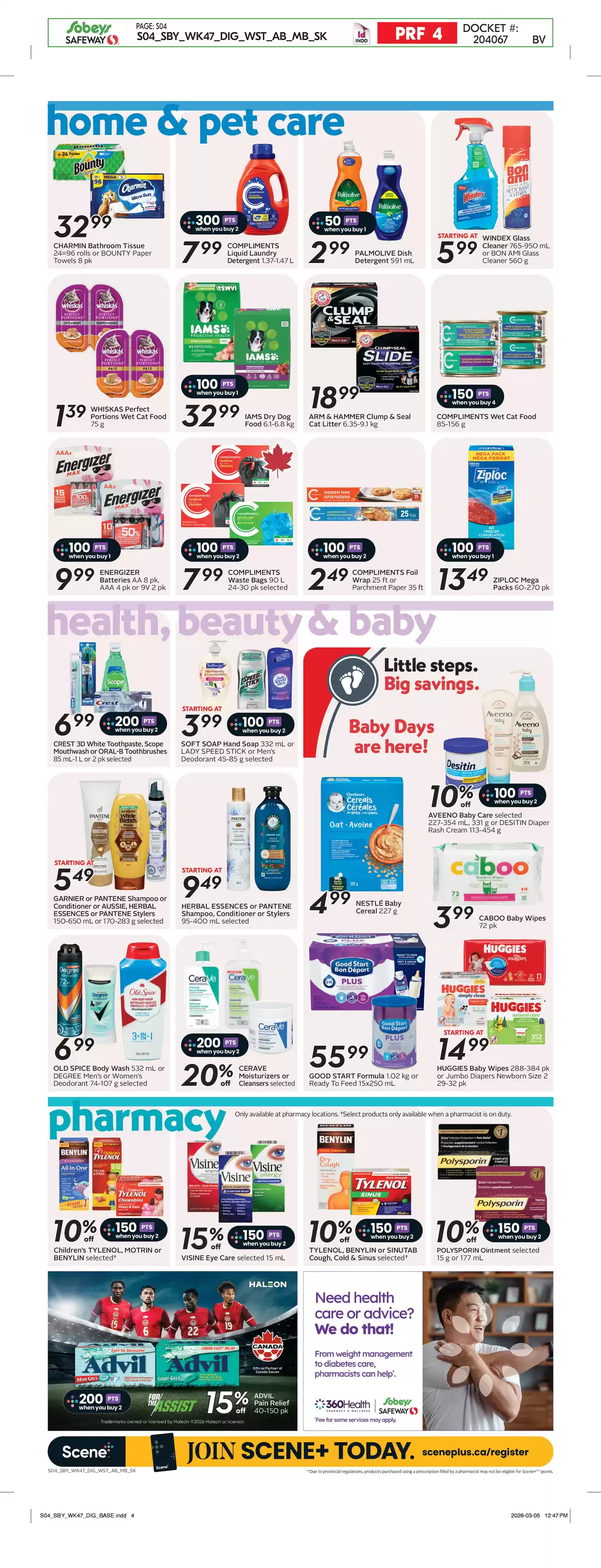 Safeway Supermarket Canada offers from 19 to 25 March 2026 weekly flyer