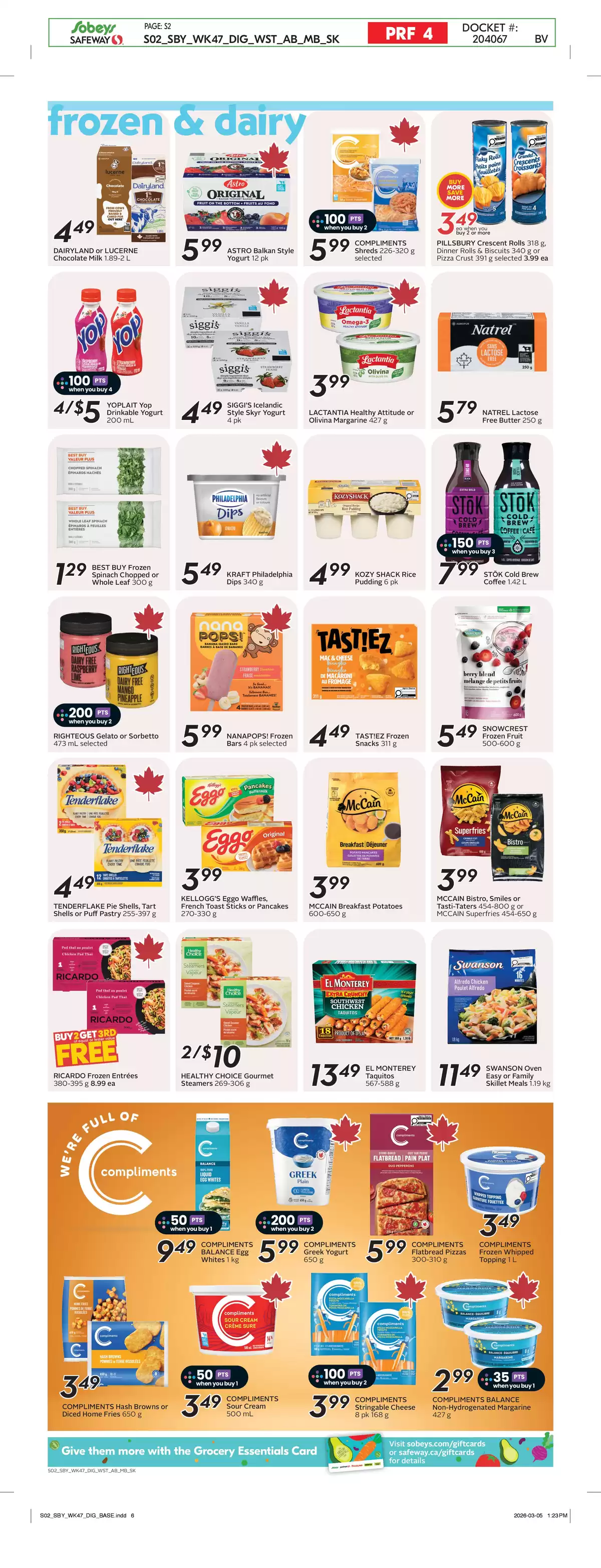 Safeway Supermarket Canada offers from 19 to 25 March 2026 weekly flyer
