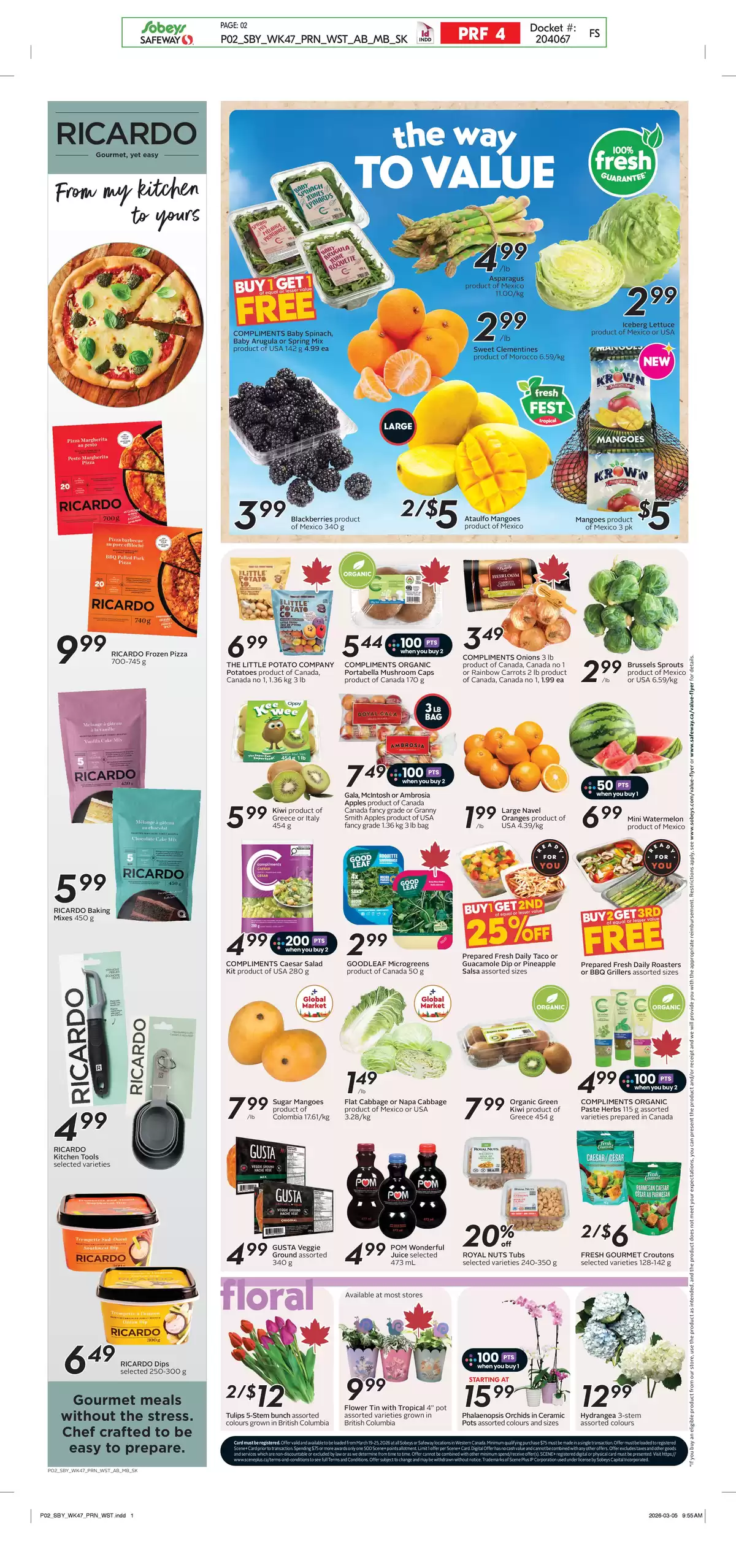 Safeway Supermarket Canada offers from 19 to 25 March 2026 weekly flyer