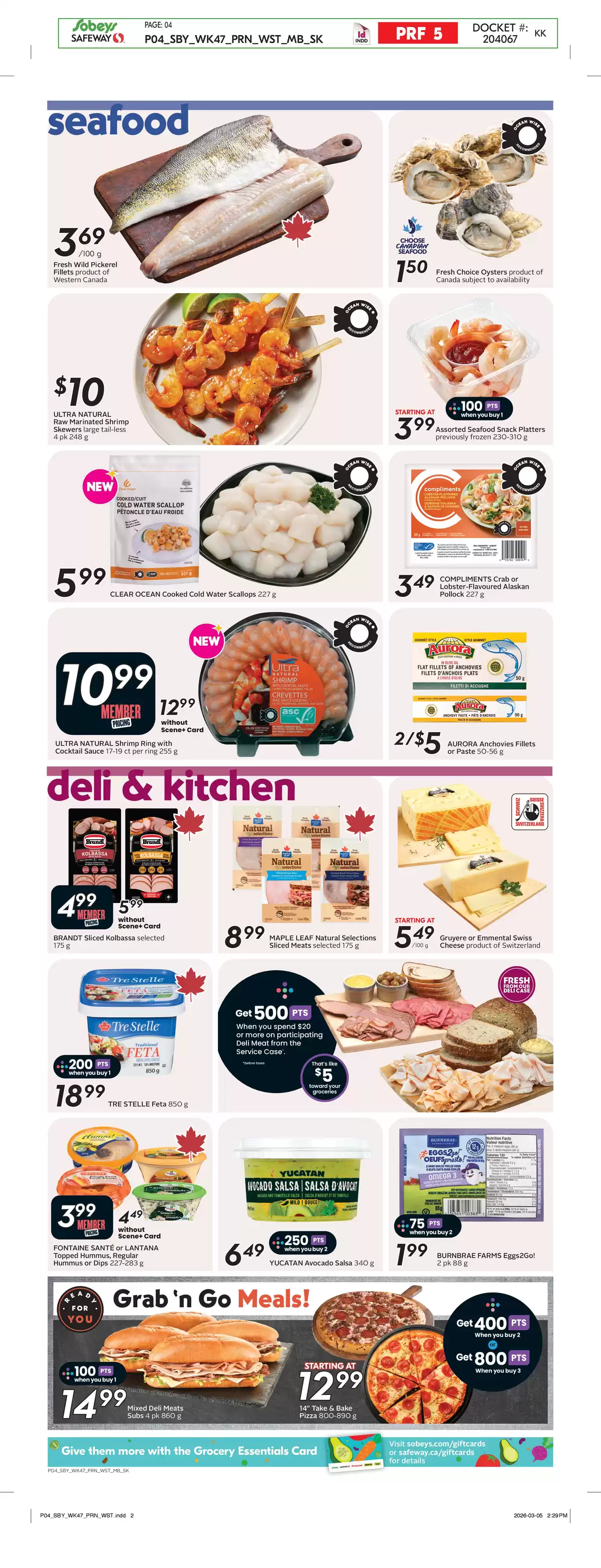 Safeway Supermarket Canada offers from 19 to 25 March 2026 weekly flyer