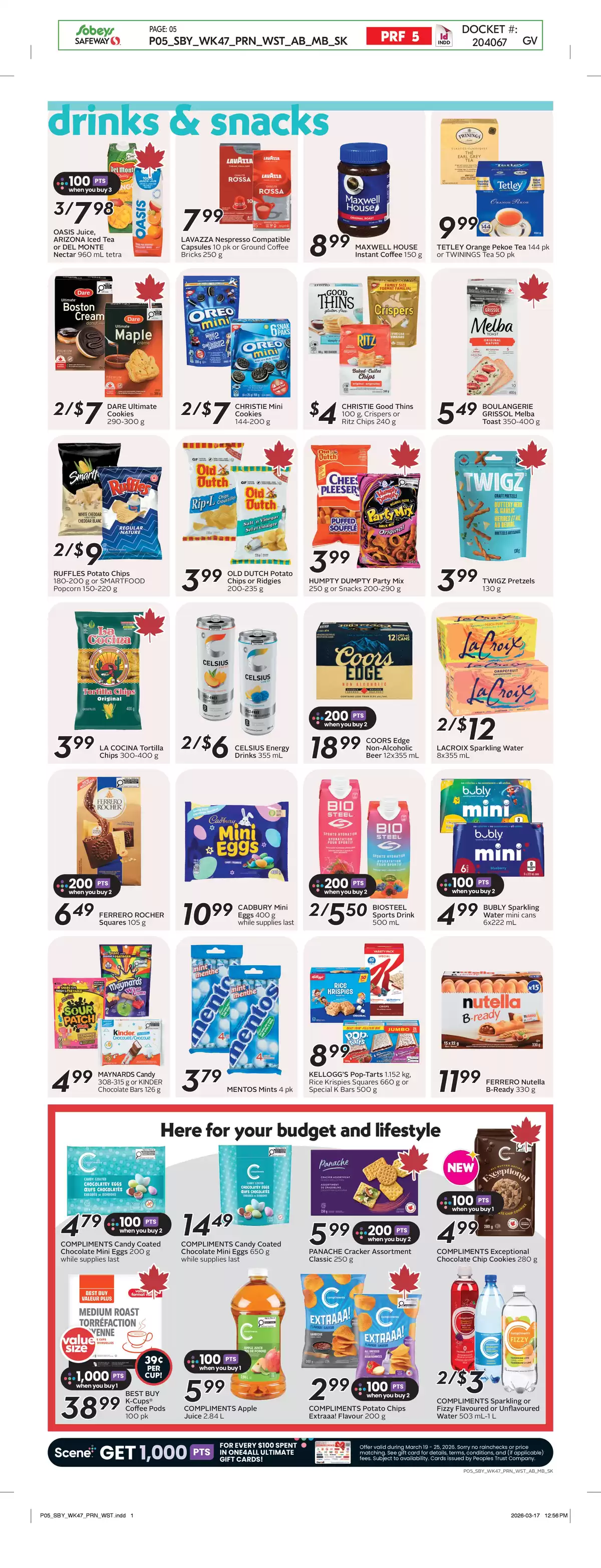 Safeway Supermarket Canada offers from 19 to 25 March 2026 weekly flyer