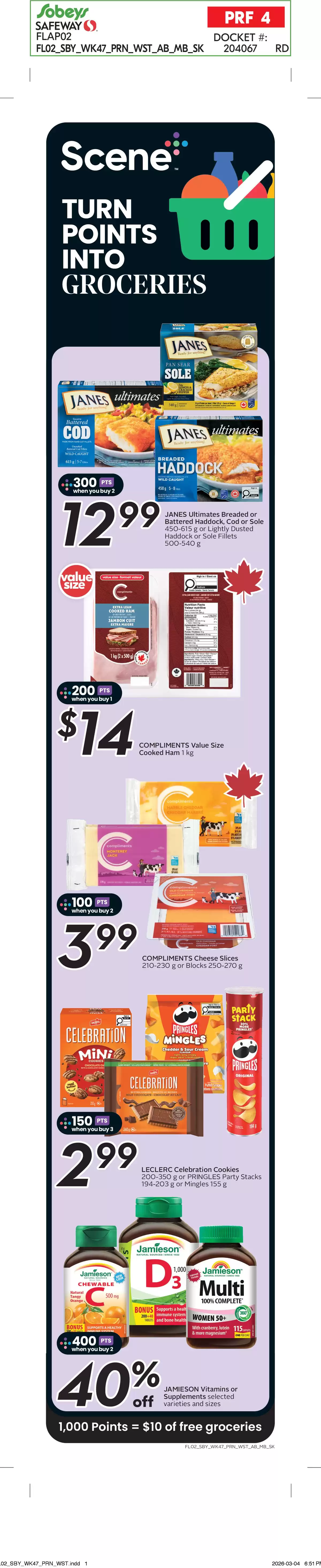 Safeway Supermarket Canada offers from 19 to 25 March 2026 weekly flyer