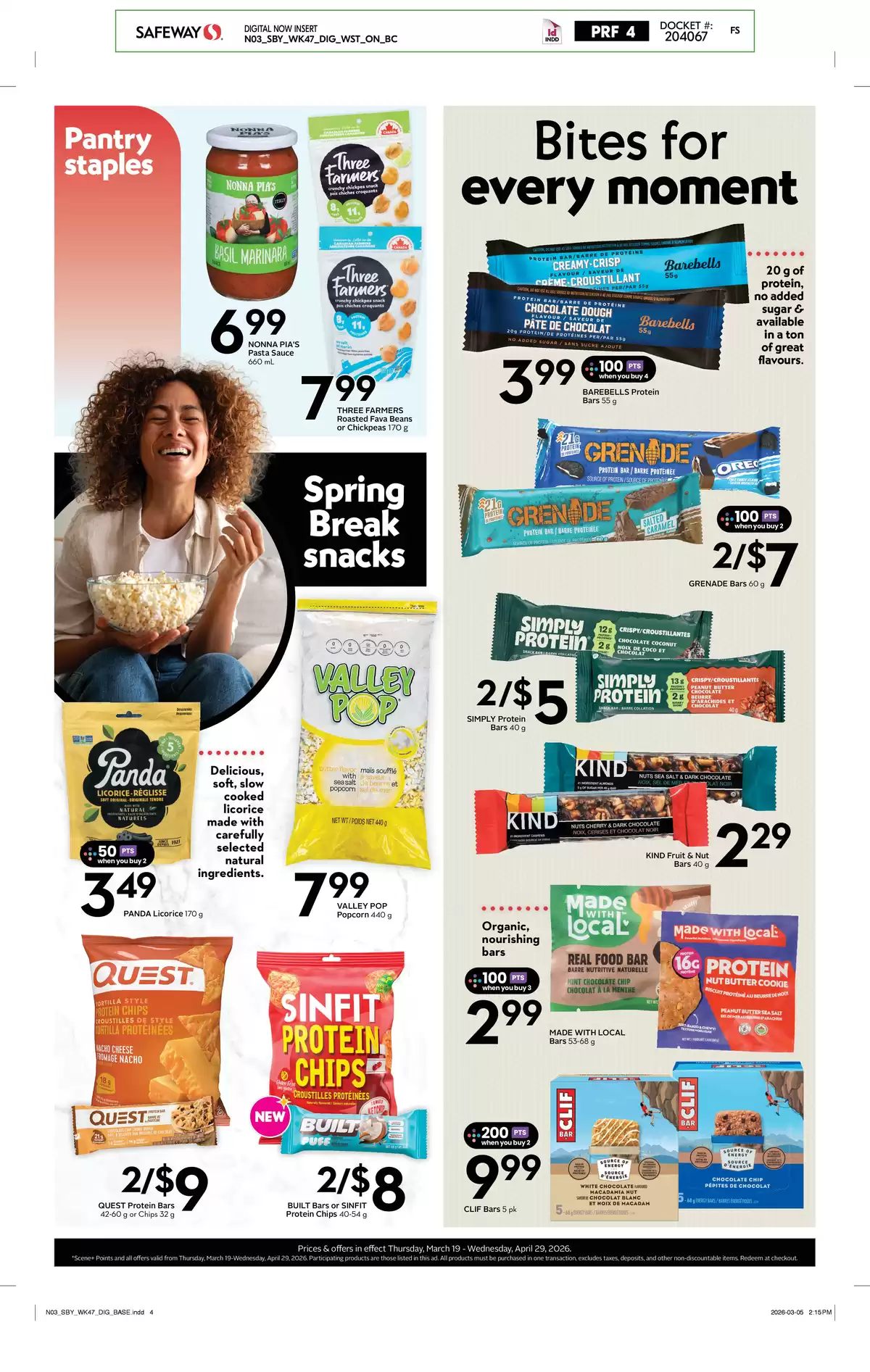 Safeway Supermarket Canada offers from 19 to 29 March 2026 Natural and Wellness Booklet