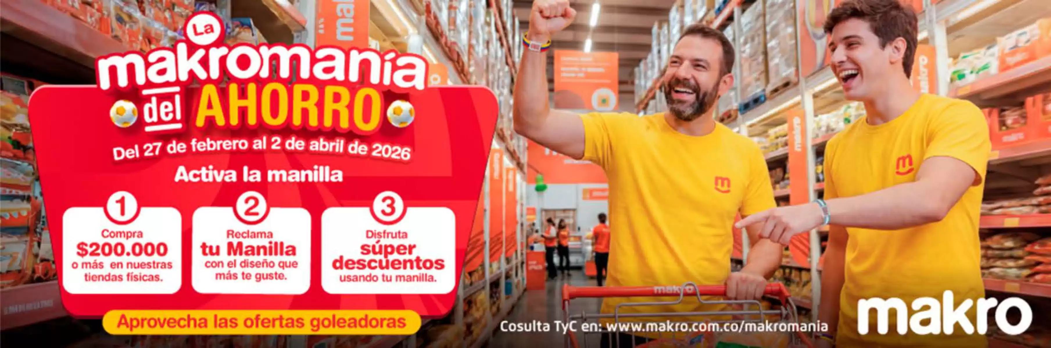 Ofertas de Makro Colombia de 3 marzo a 2 abril 2026 La Makromanía del Ahorro, Aprovecha las Ofertas