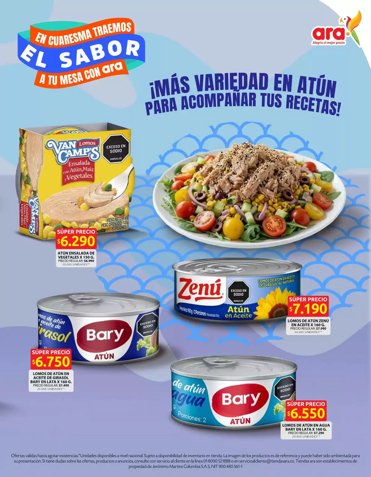Ofertas de Tiendas ara Colombia de 20 marzo a 5 abril 2026 Descuentos y promociones