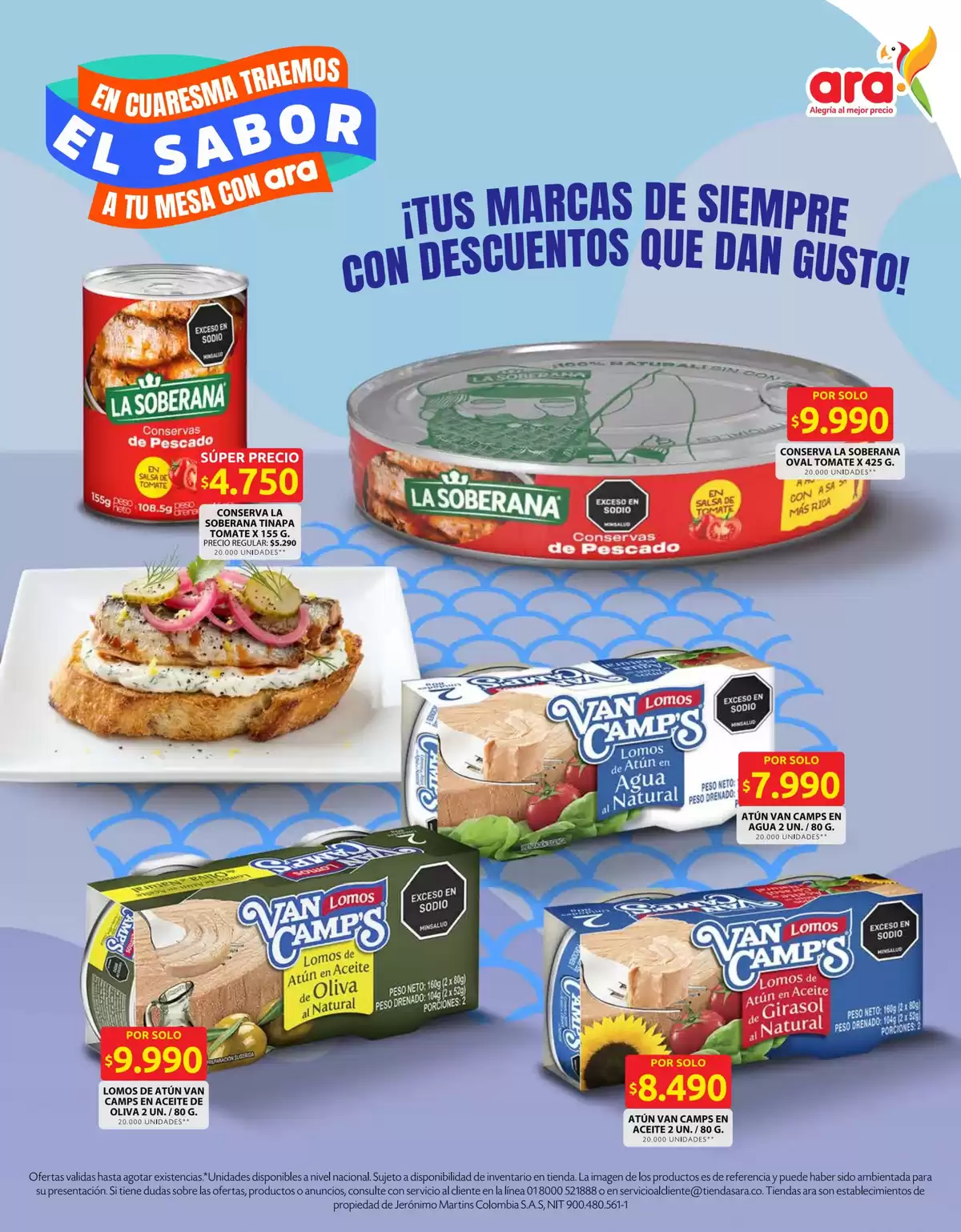 Ofertas de Tiendas ara Colombia de 20 marzo a 5 abril 2026 Descuentos y promociones