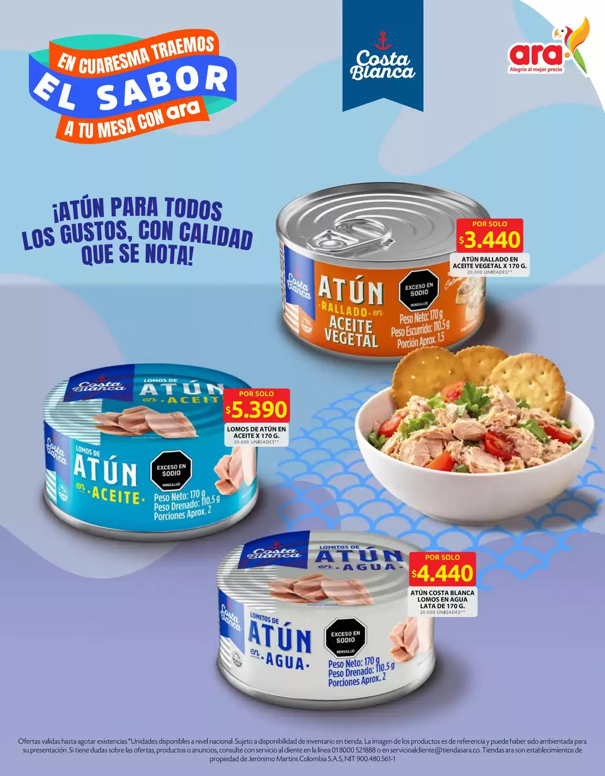 Ofertas de Tiendas ara Colombia de 20 marzo a 5 abril 2026 Descuentos y promociones