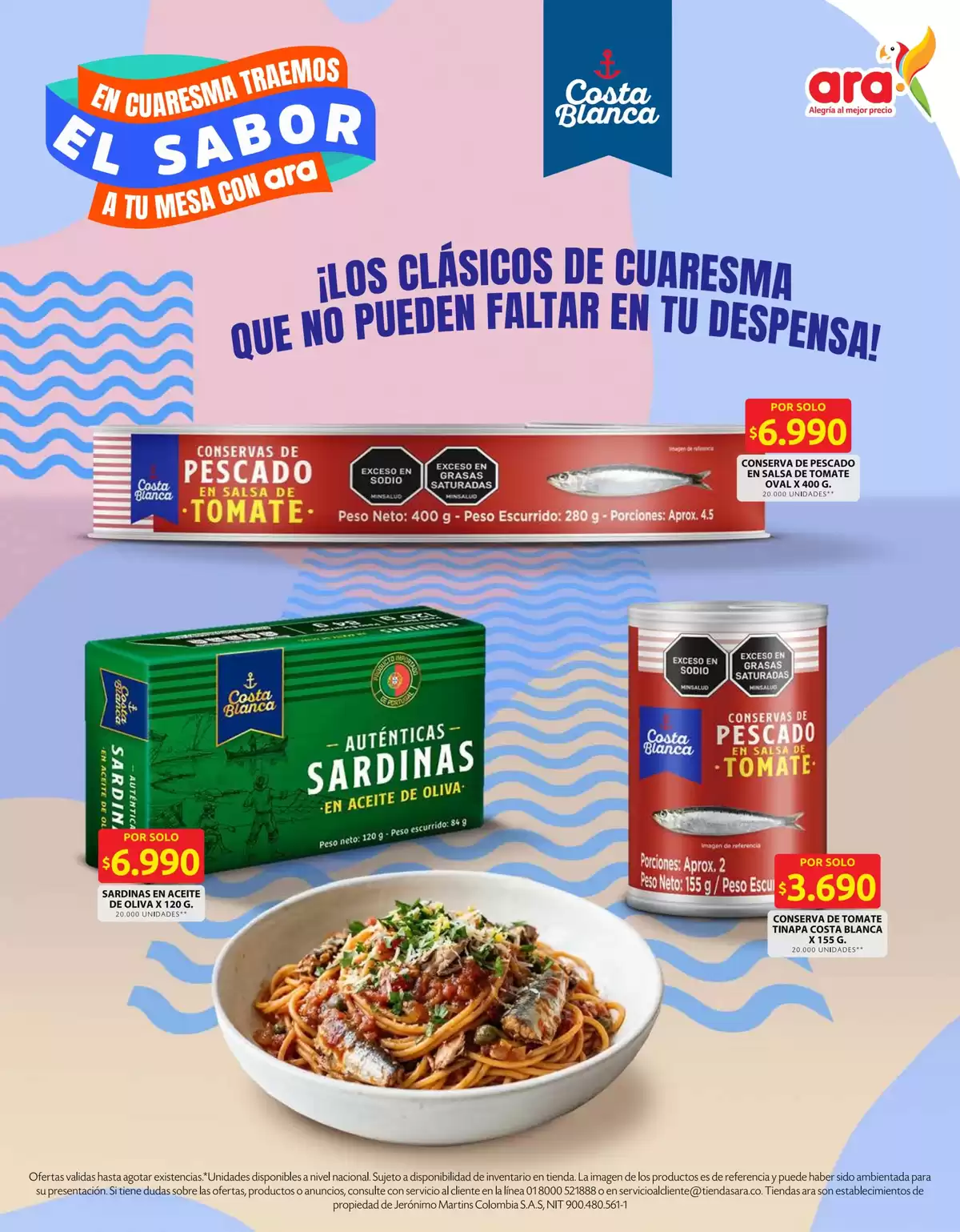 Ofertas de Tiendas ara Colombia de 20 marzo a 5 abril 2026 Descuentos y promociones
