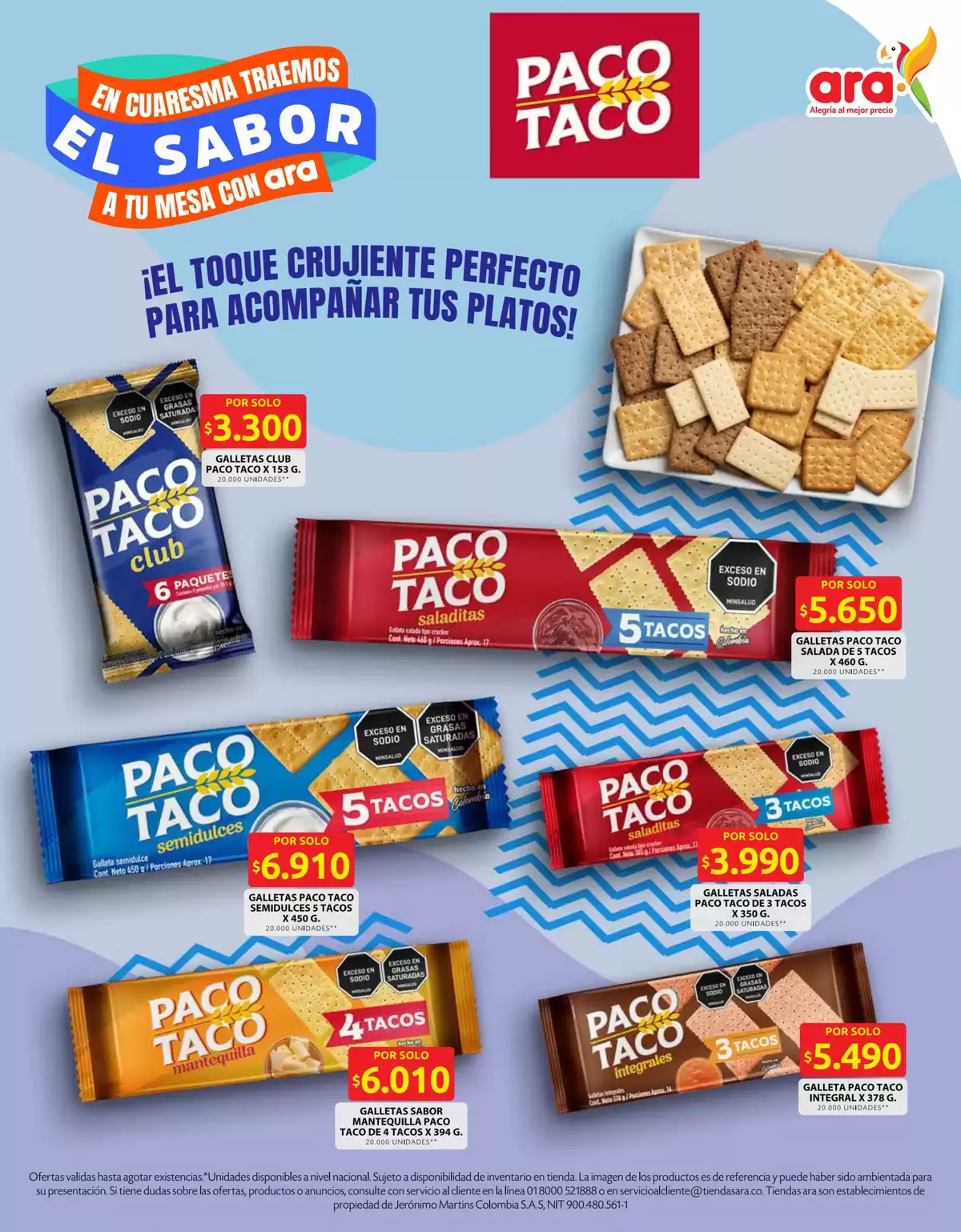 Ofertas de Tiendas ara Colombia de 20 marzo a 5 abril 2026 Descuentos y promociones