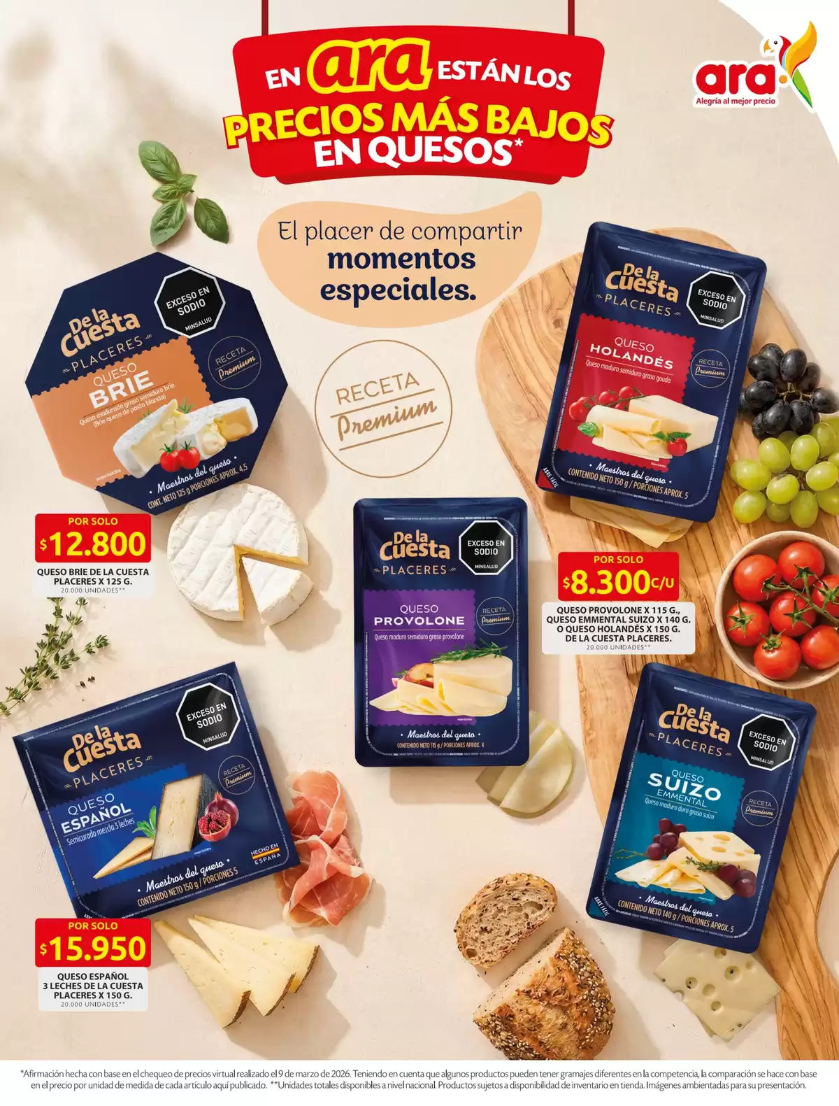 Ofertas de Tiendas ara Colombia de 19 marzo a 10 junio 2026 Ofertas principales para todos los cazadores de gangas