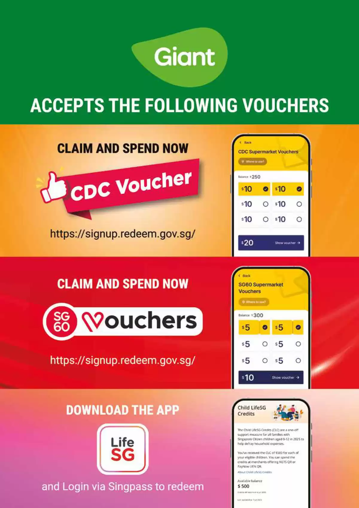 Offres Giant Singapour de 6 février à 25 mars 2026 Catalogue Ramadan Raya