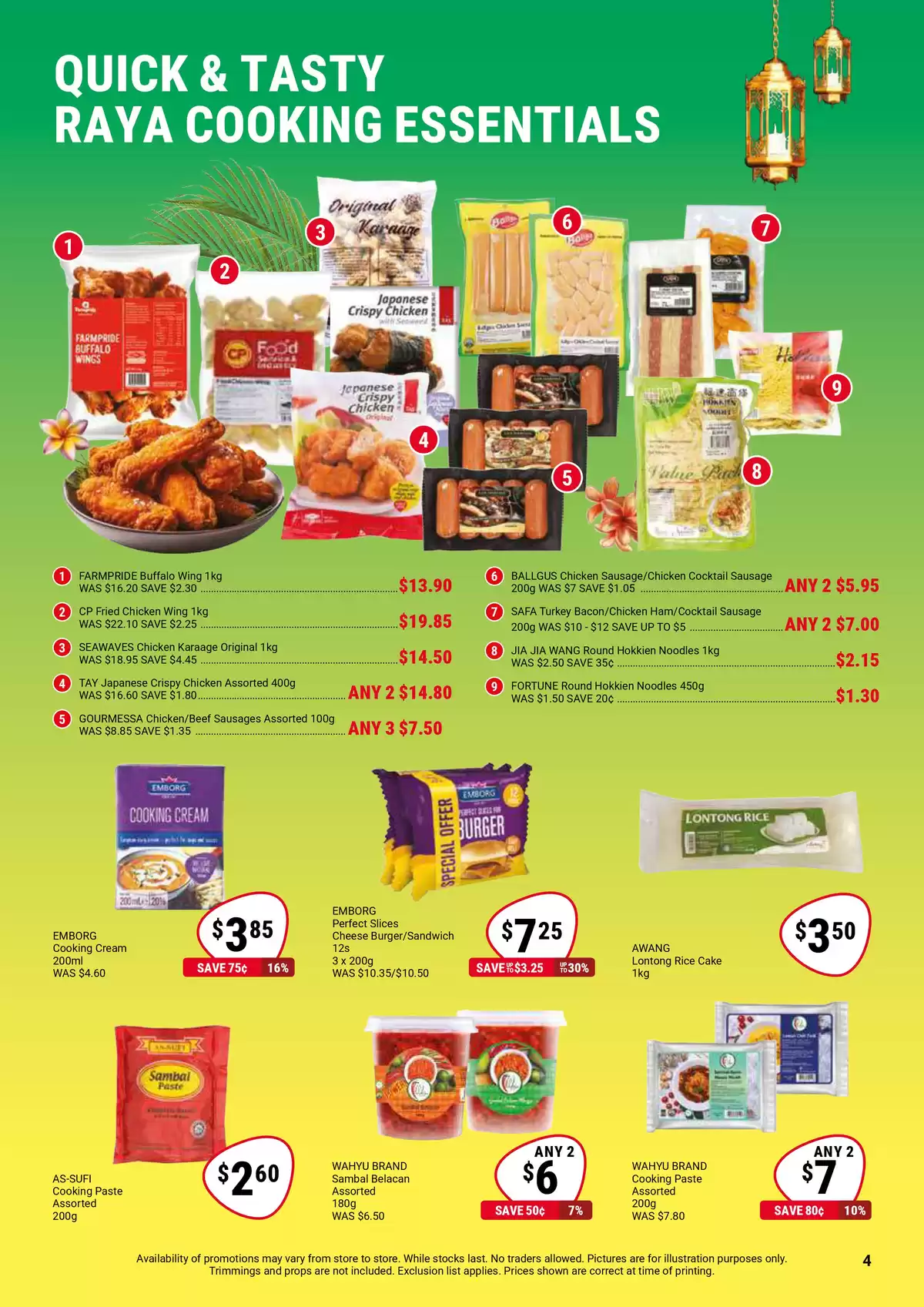 Offres Giant Singapour de 6 février à 25 mars 2026 Catalogue Ramadan Raya