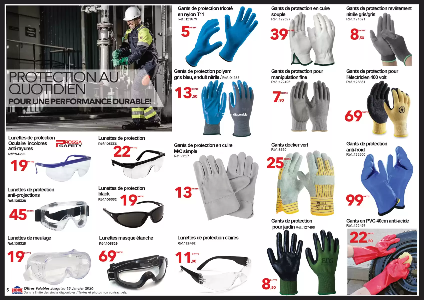 Bricoma Morocco offers from 13 to 27 March 2026 Safety and security brochure